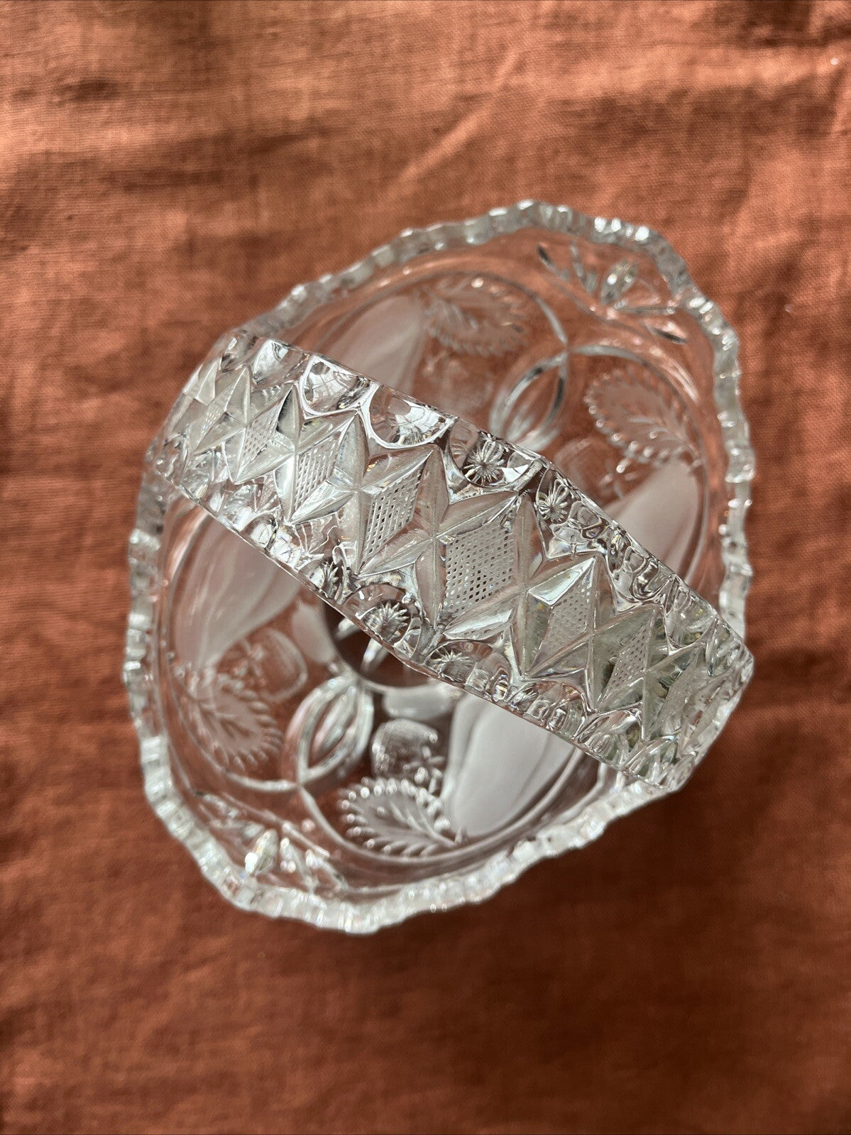 Panier En Cristal De Bohème