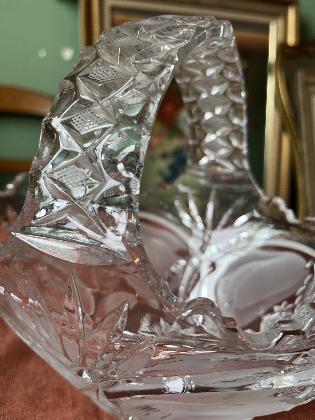 Panier En Cristal De Bohème