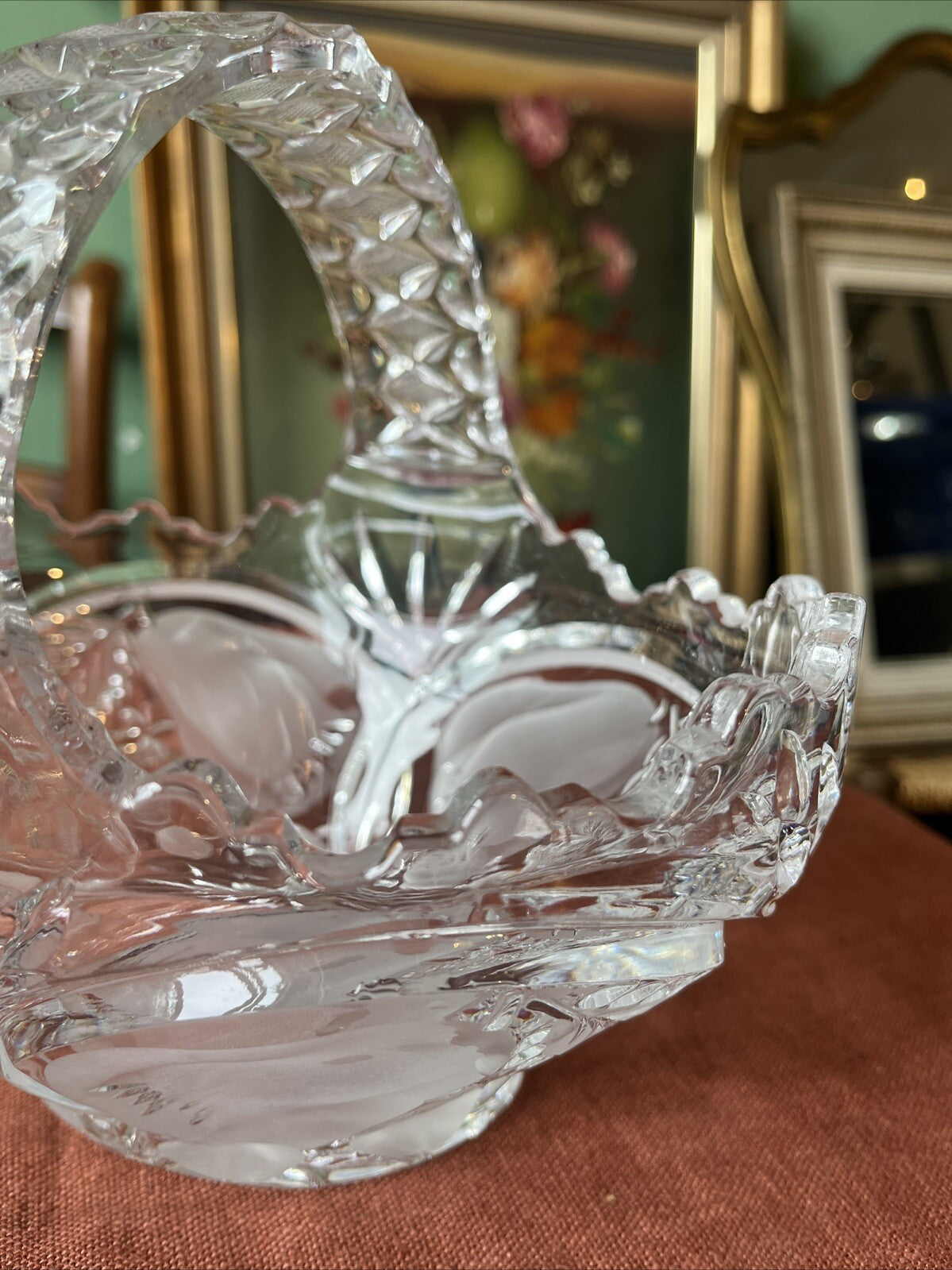 Panier En Cristal De Bohème