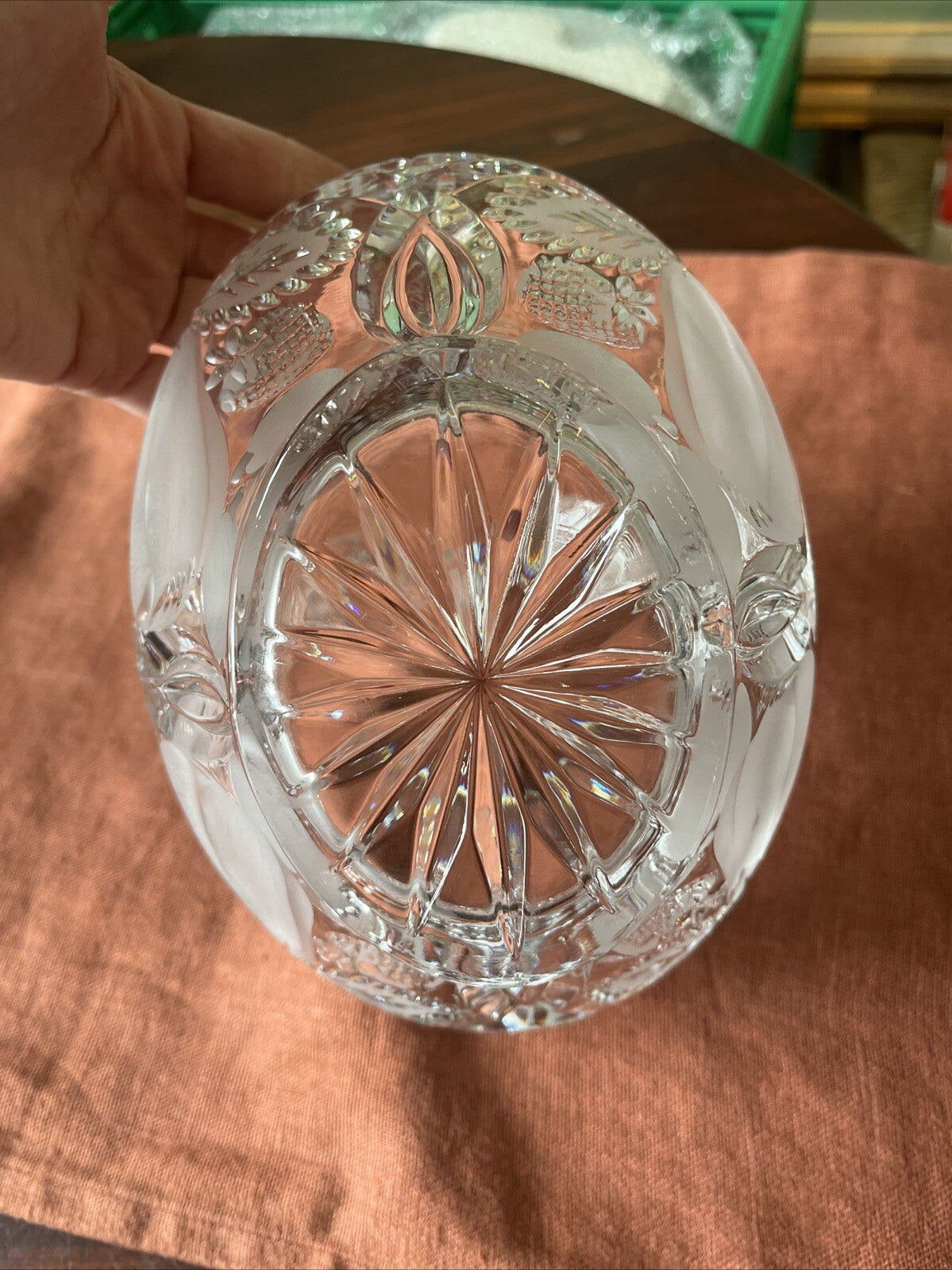 Panier En Cristal De Bohème