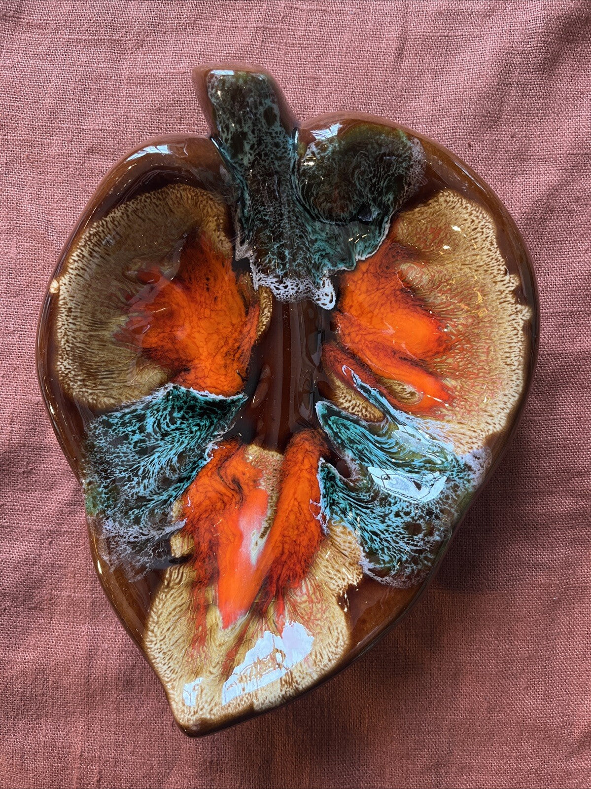 Vide Poche/plat En Forme De Feuille Vallauris