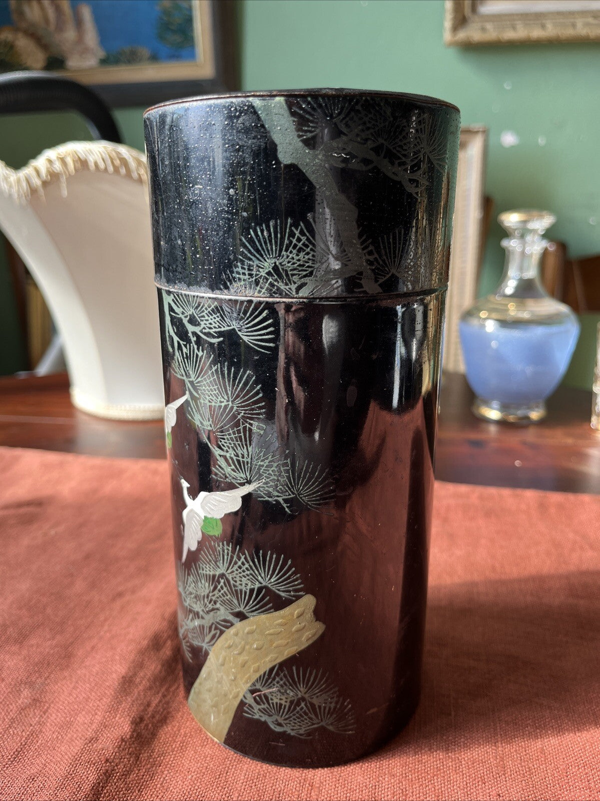 Ancienne Boîte À Thé Japonaise