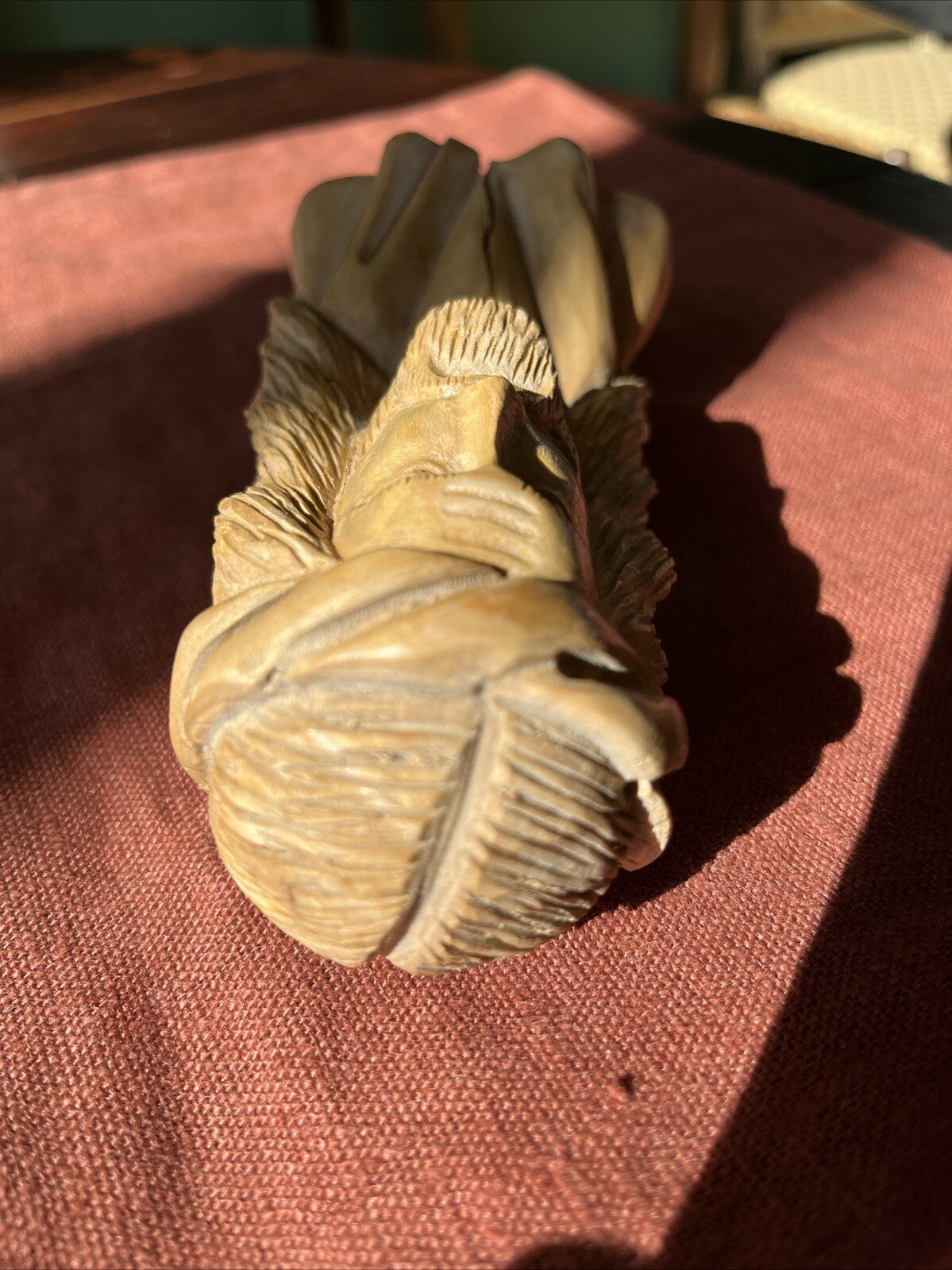 Petit Buste En Bois Jesus