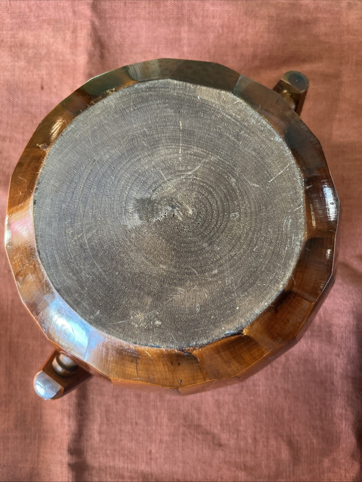 Ancien Pot En Bois Orezza Corse