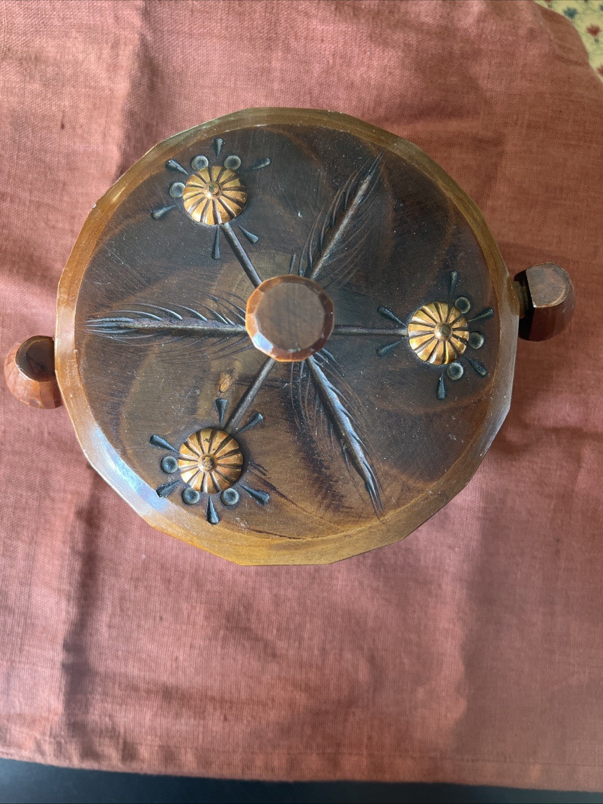Ancien Pot En Bois Orezza Corse