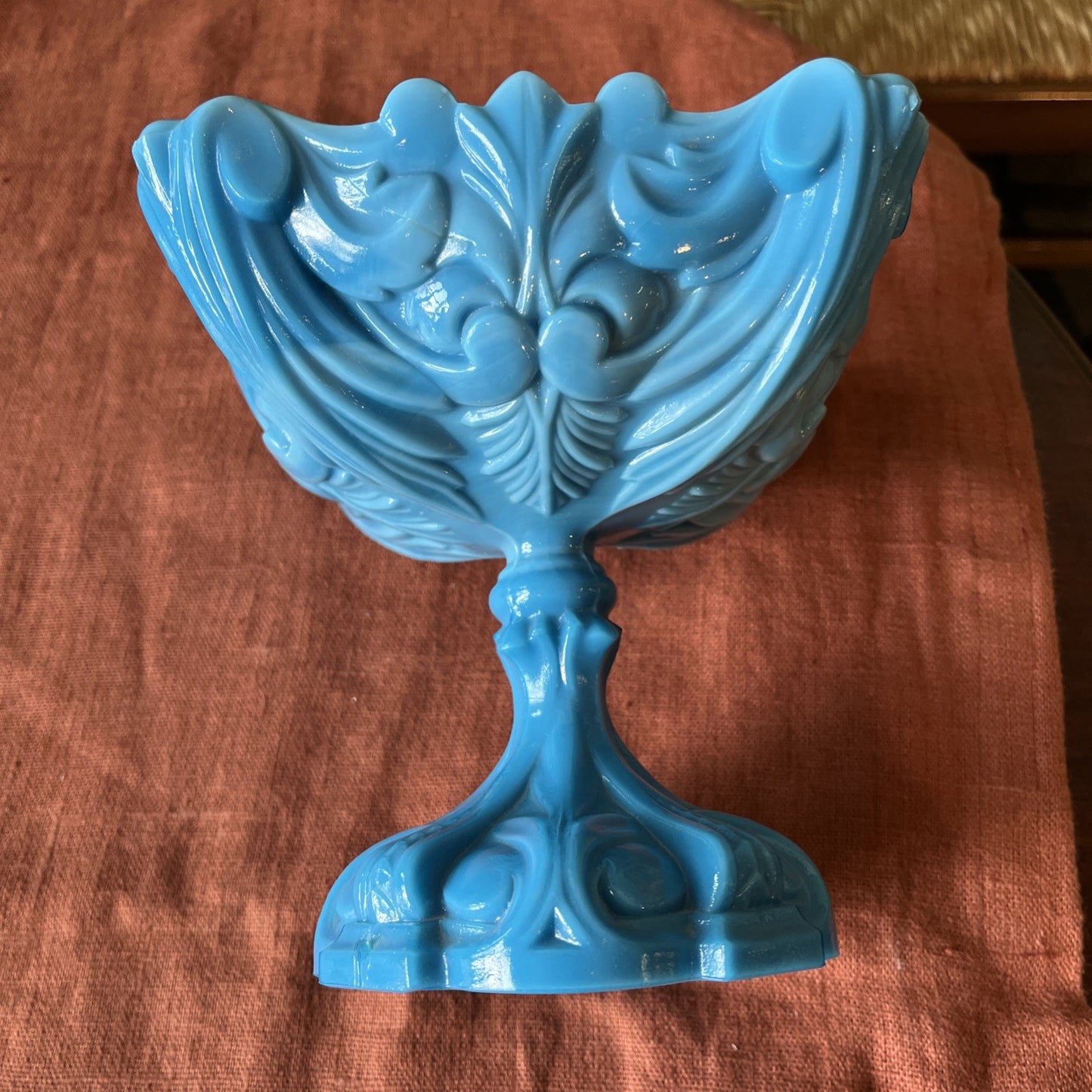 Coupe En Opaline Bleu