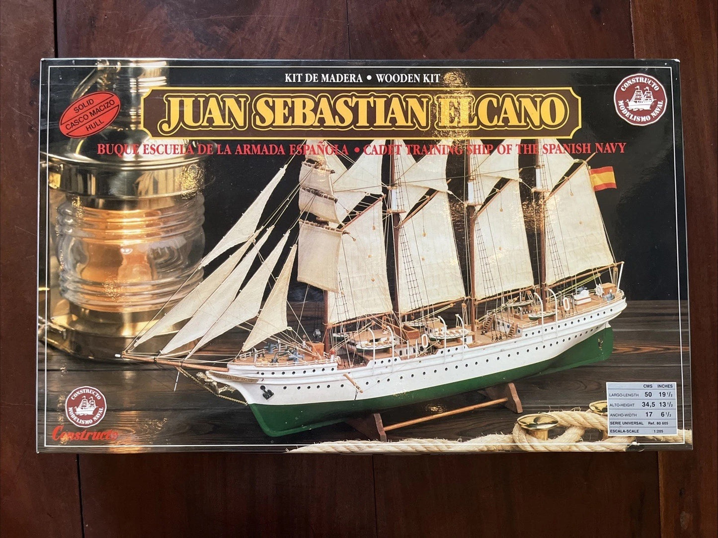Maquette Bateau À Construire Juan Sebastian Elcano Lit De Madera