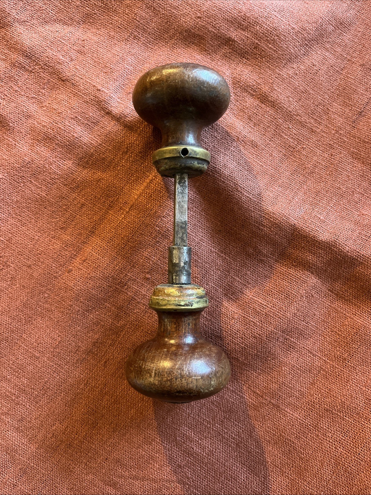 Poignée De Porte Bouton En Bois