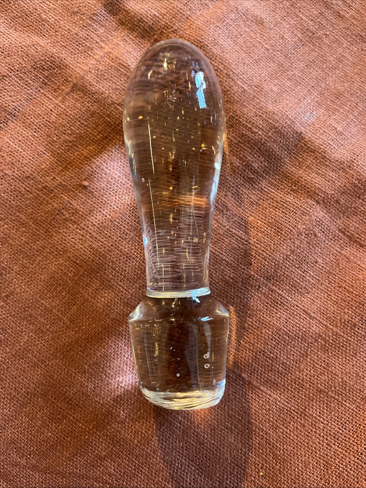 Ancien Bouchon De Carafe En Verre
