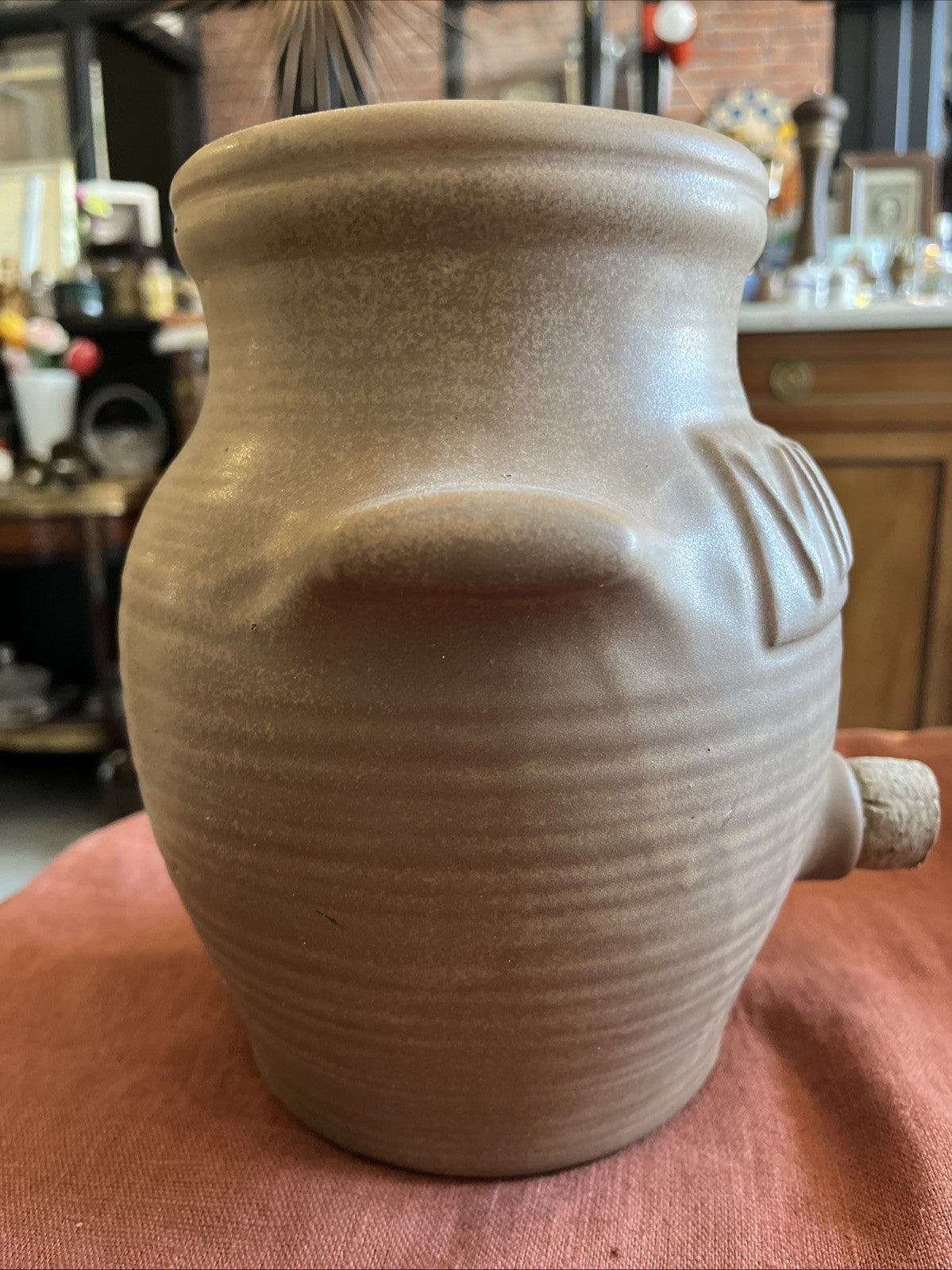 Pot/vinaigrier En Grès