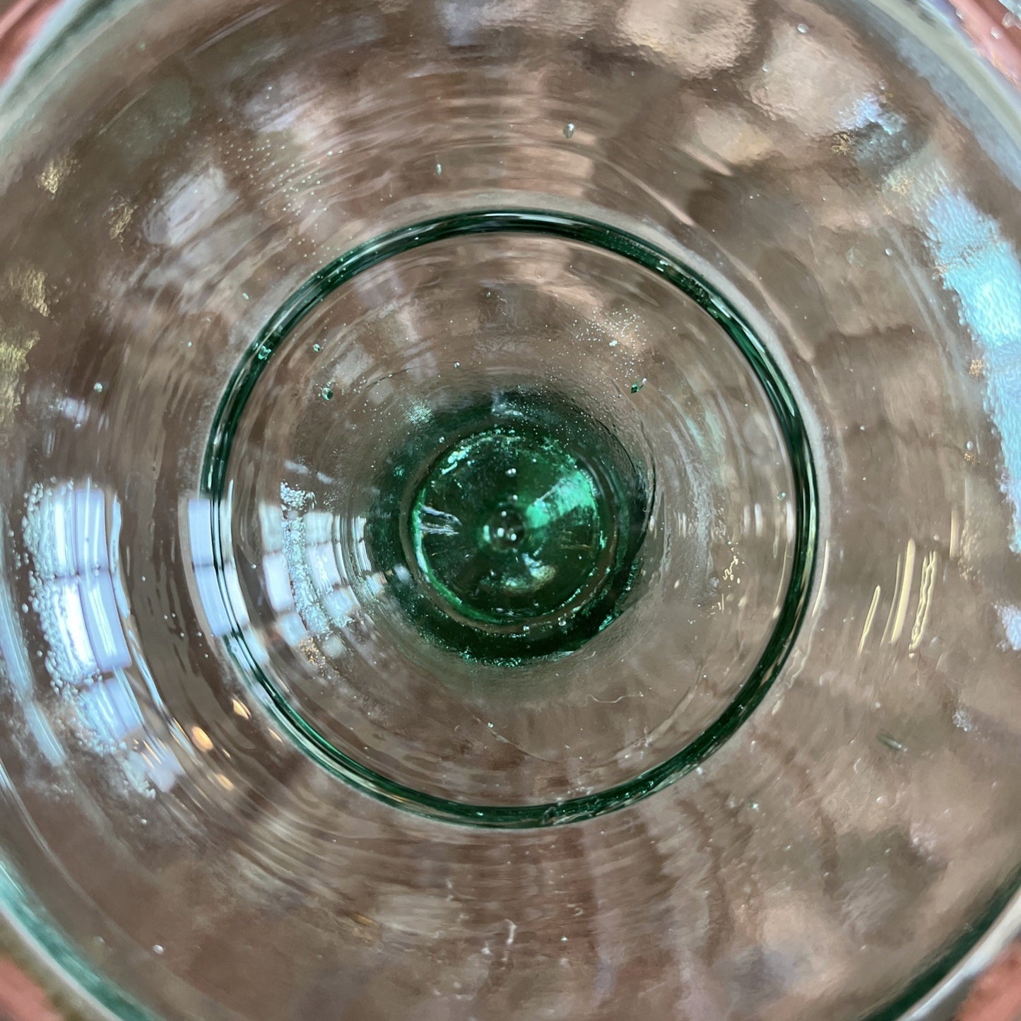Coupe/Présentoir À Gâteau/compotier En Verre Vert