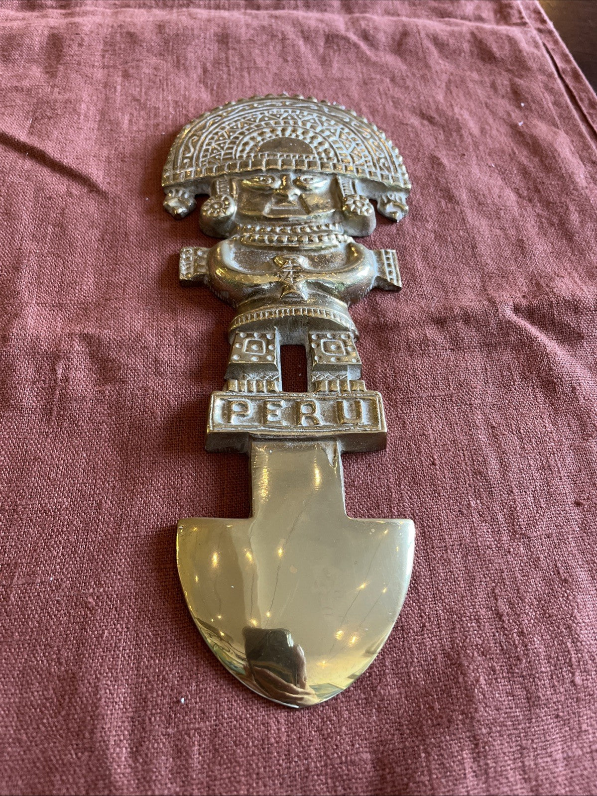 Couteau De Cérémonie Inca « Peru » / Tumi