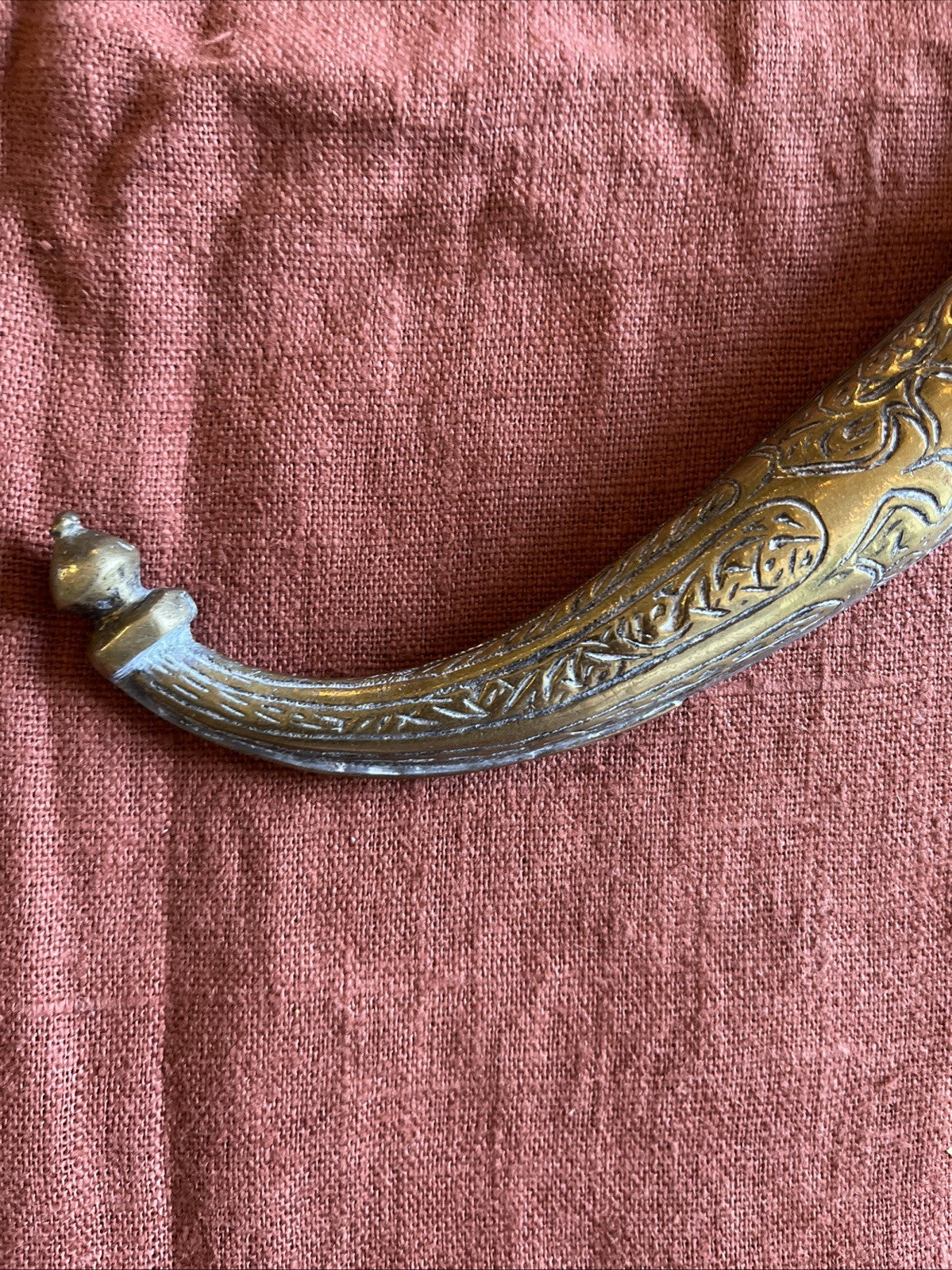 Couteau Oriental En Laiton