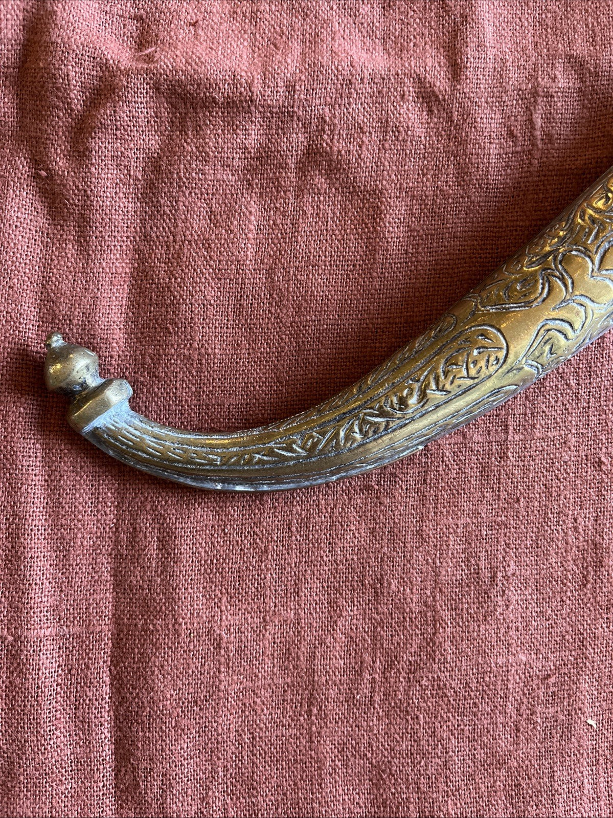 Couteau Oriental En Laiton