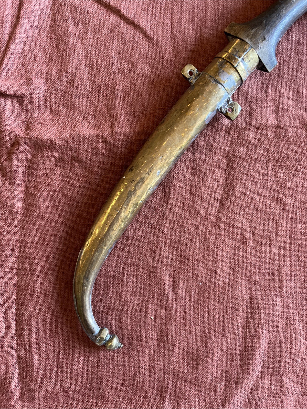 Couteau Oriental En Laiton