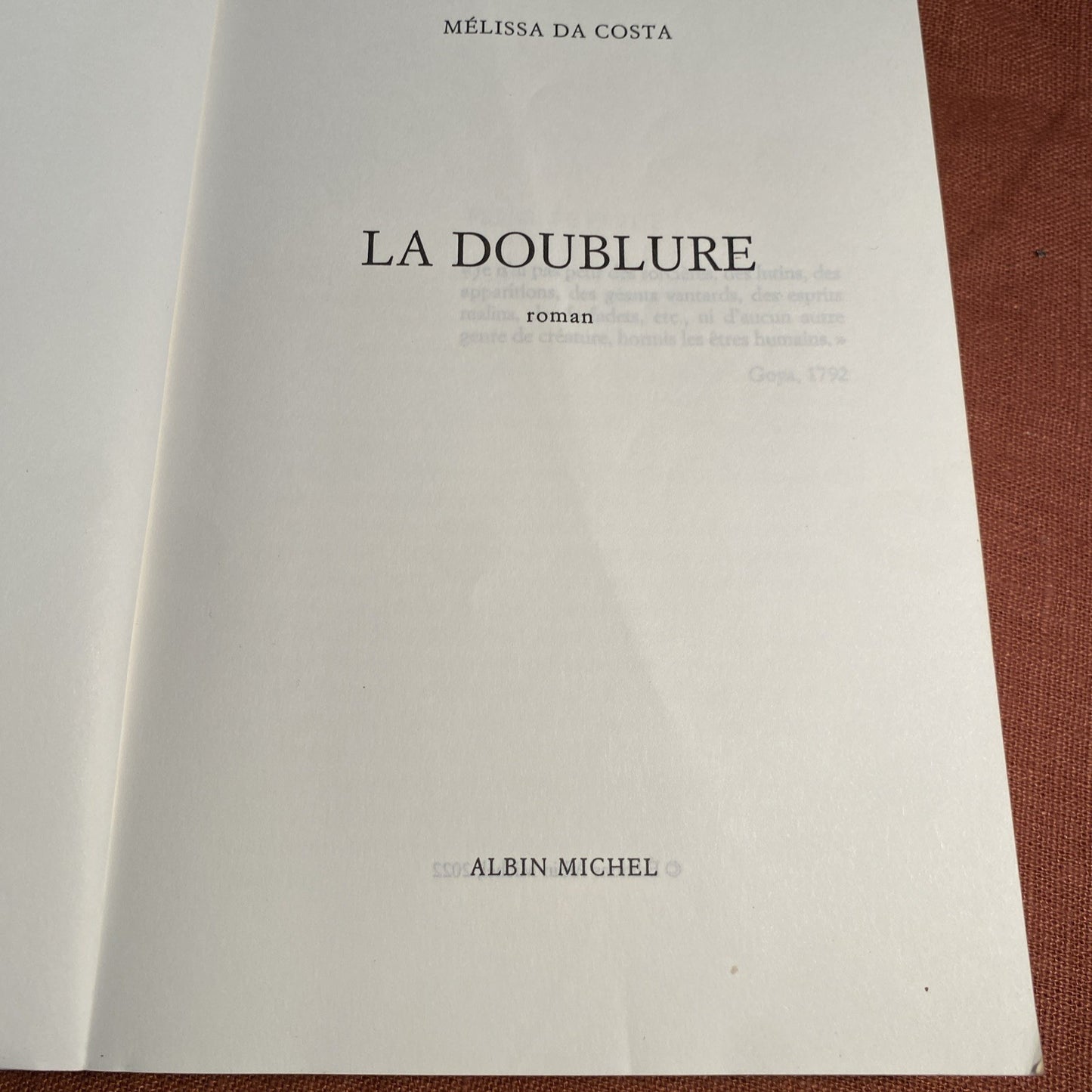 La Doublure, Da Costa, Mélissa - livre -