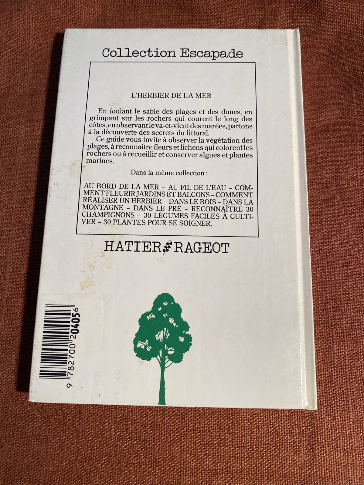 L’herbier de la mer, René Brandicourt - livre -