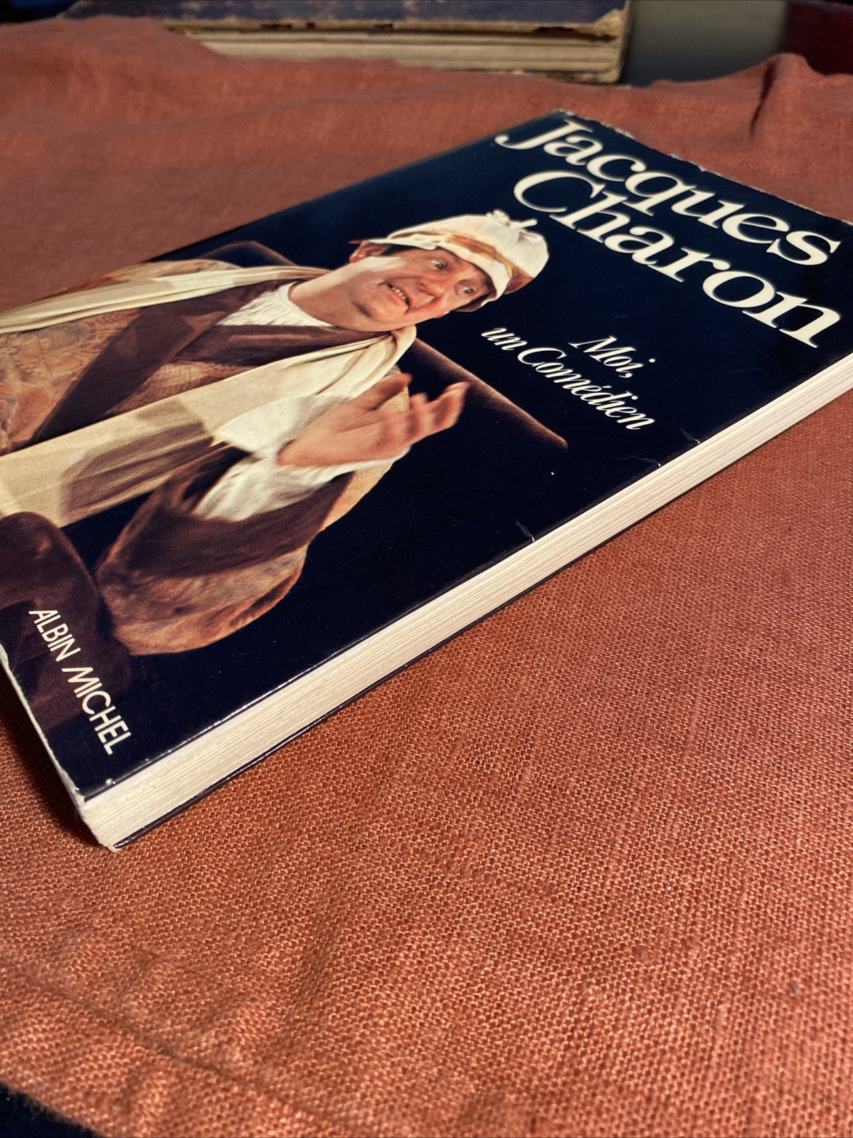 Livre biographique Moi un comédien de Jacques Charon