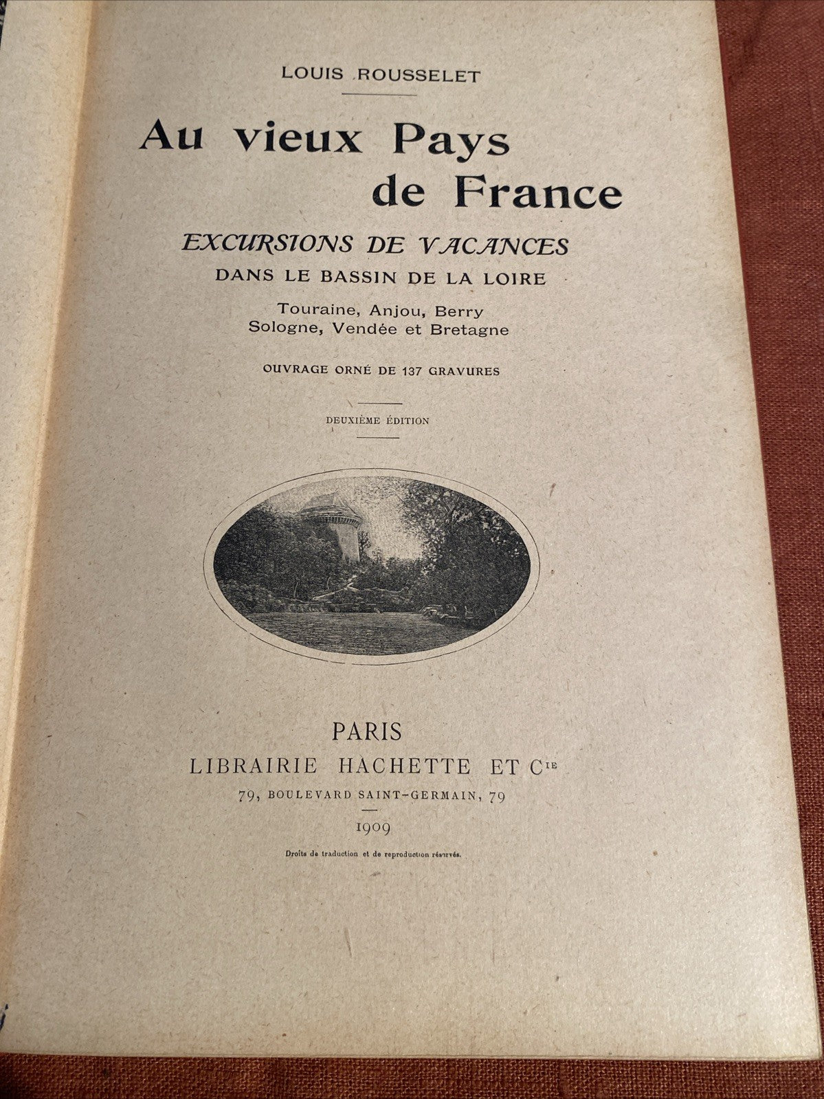 Livre Au vieux pays de France : Excursions de vacances dans le bassin de la Loire