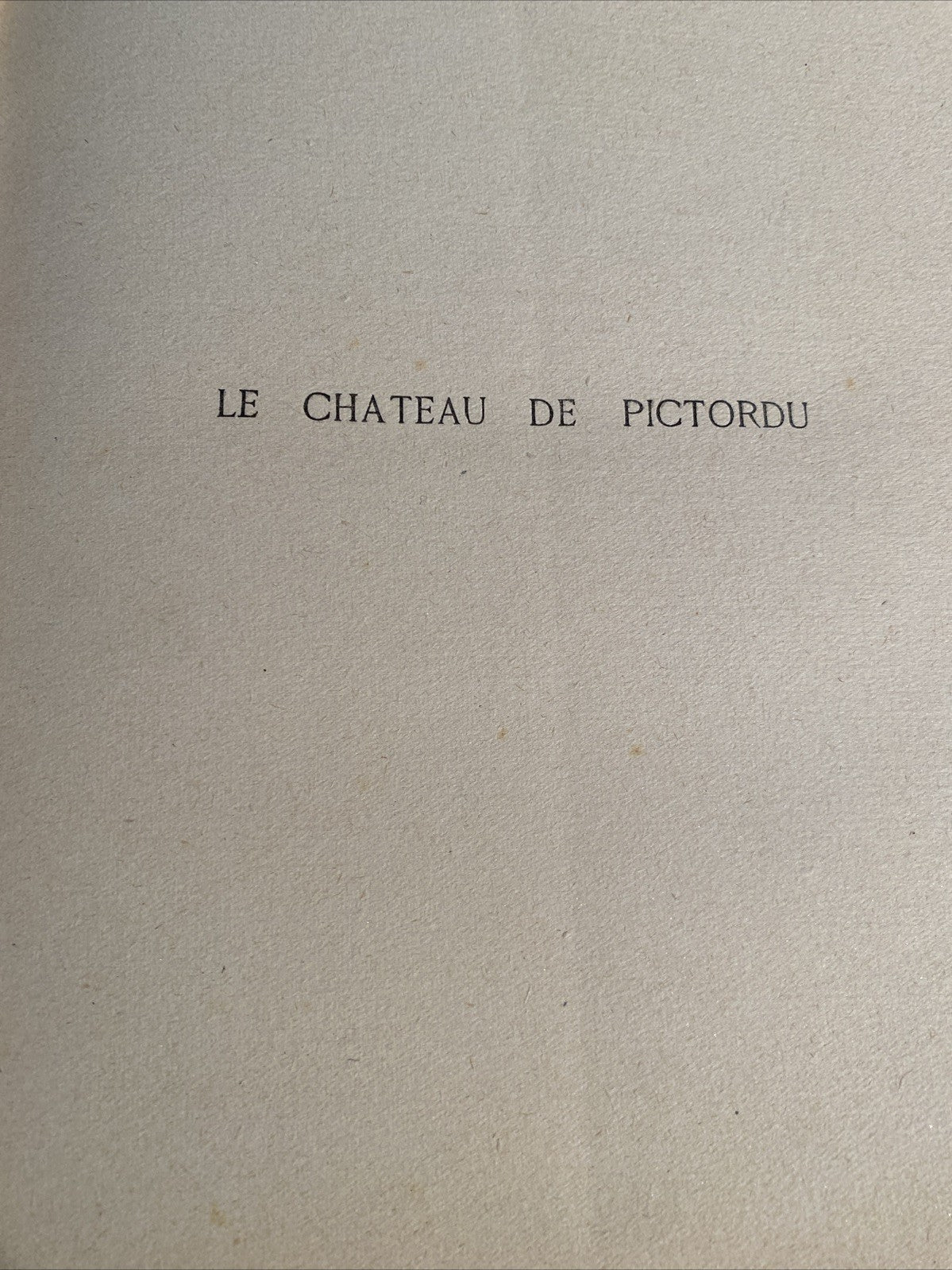 Le Château de Pictordu, par George Sand, illustré par A. Calland - livre -