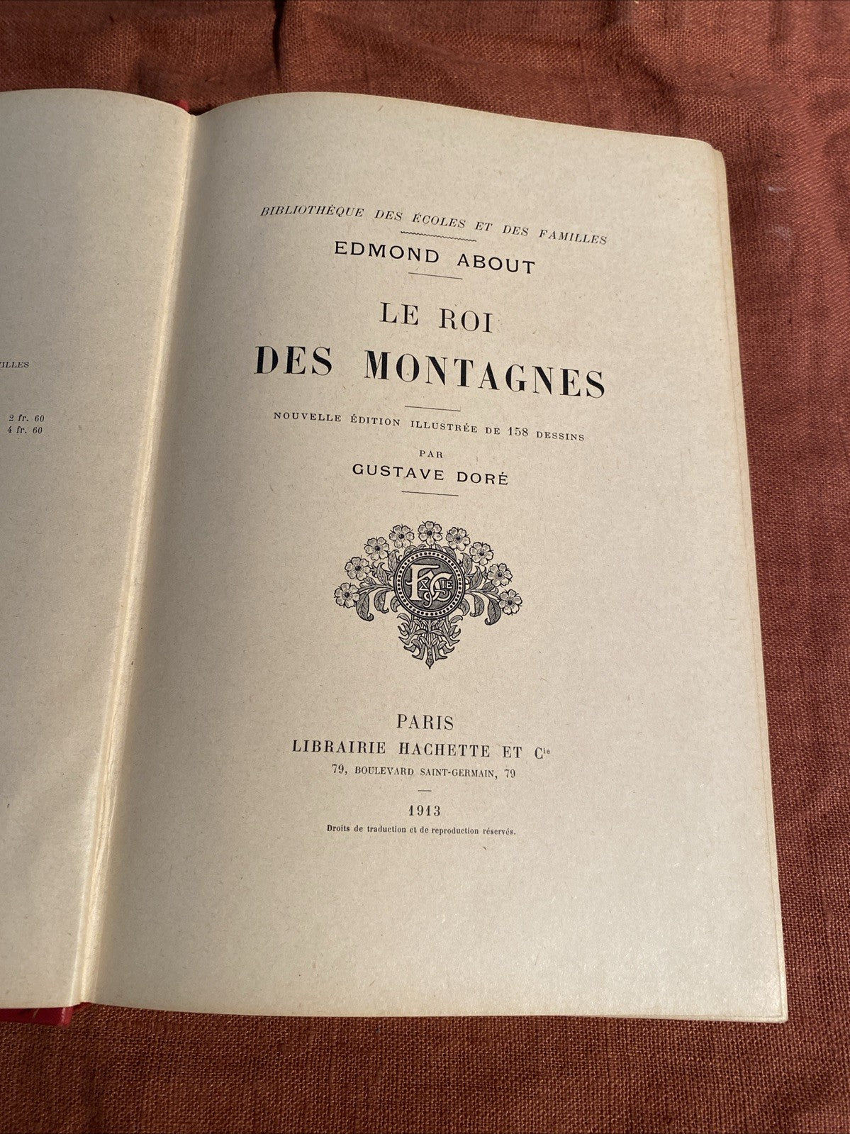 Livre Le Roi des montagnes, par Edmond About