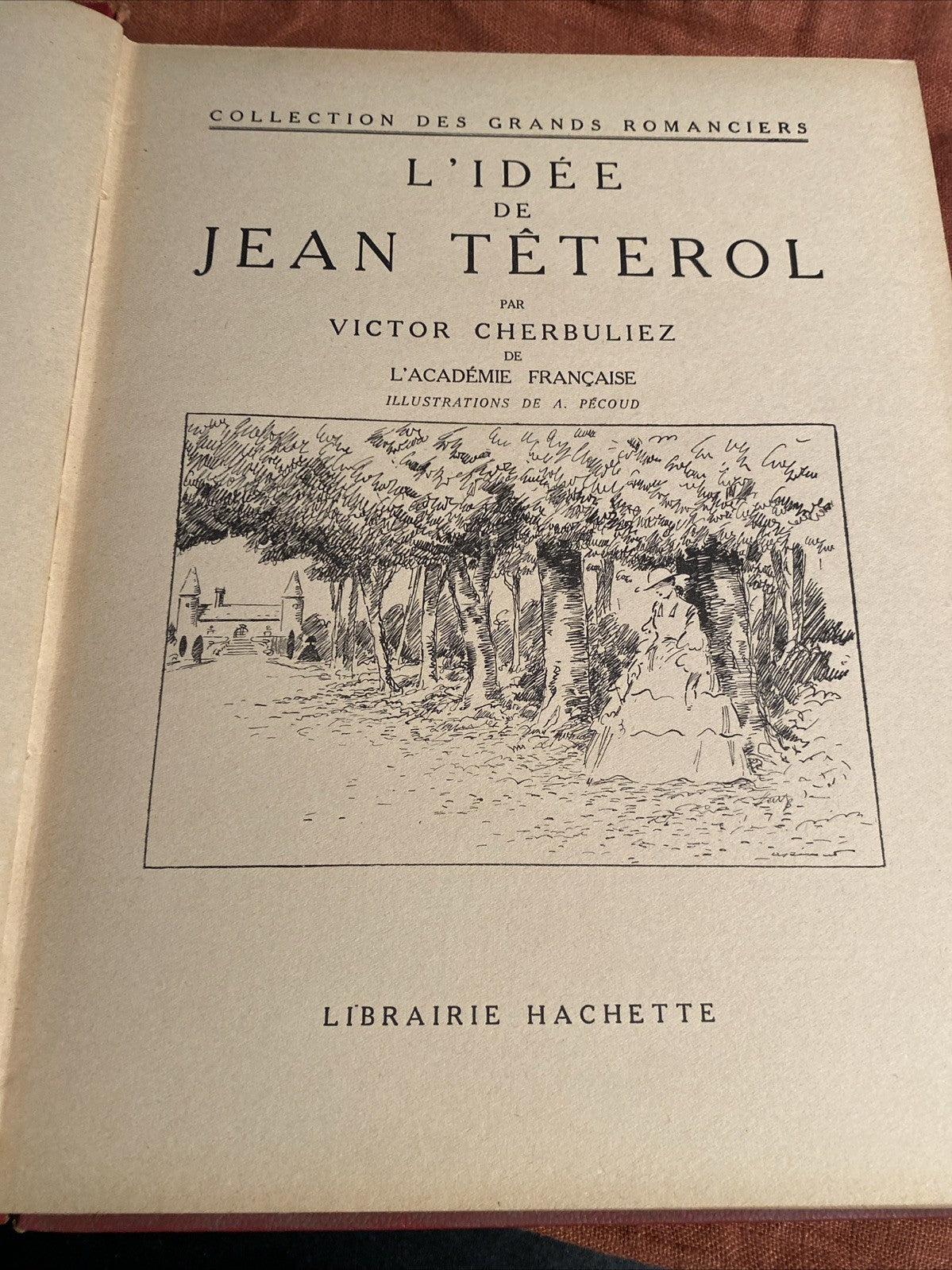 Livre “L’Idée de Jean Téterol - Victor Cherbuliez Hachette Illustré »