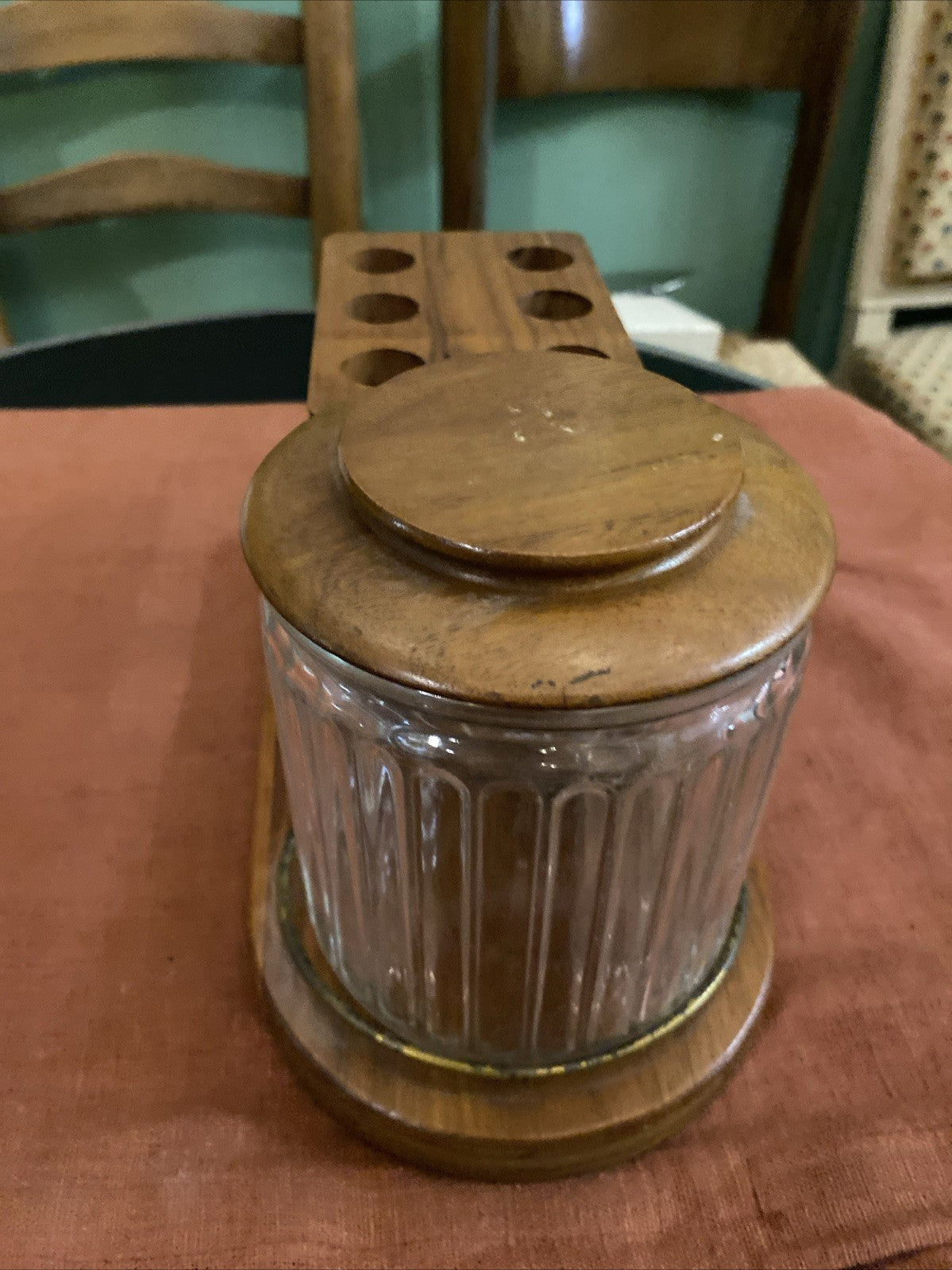 Présentoir Pour 6 Pipe Avec Son Pot A Tabac