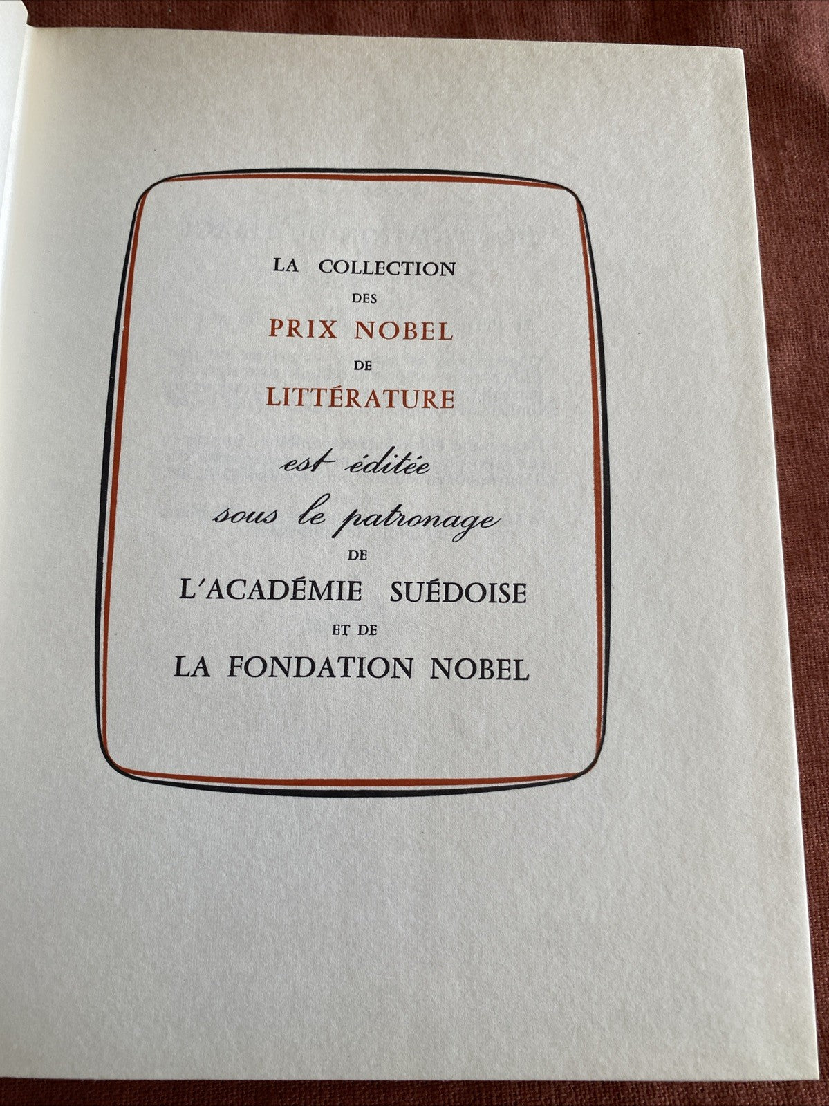 Livre Thomas Mann - La Mort à Venise - Editions Rombaldi - Nobel 1929