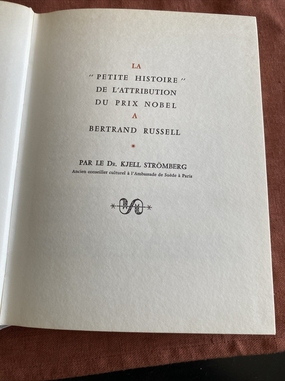 Livre Bertrand Russel - Essais Sceptique - Édition Rombaldi - Nobel 1950