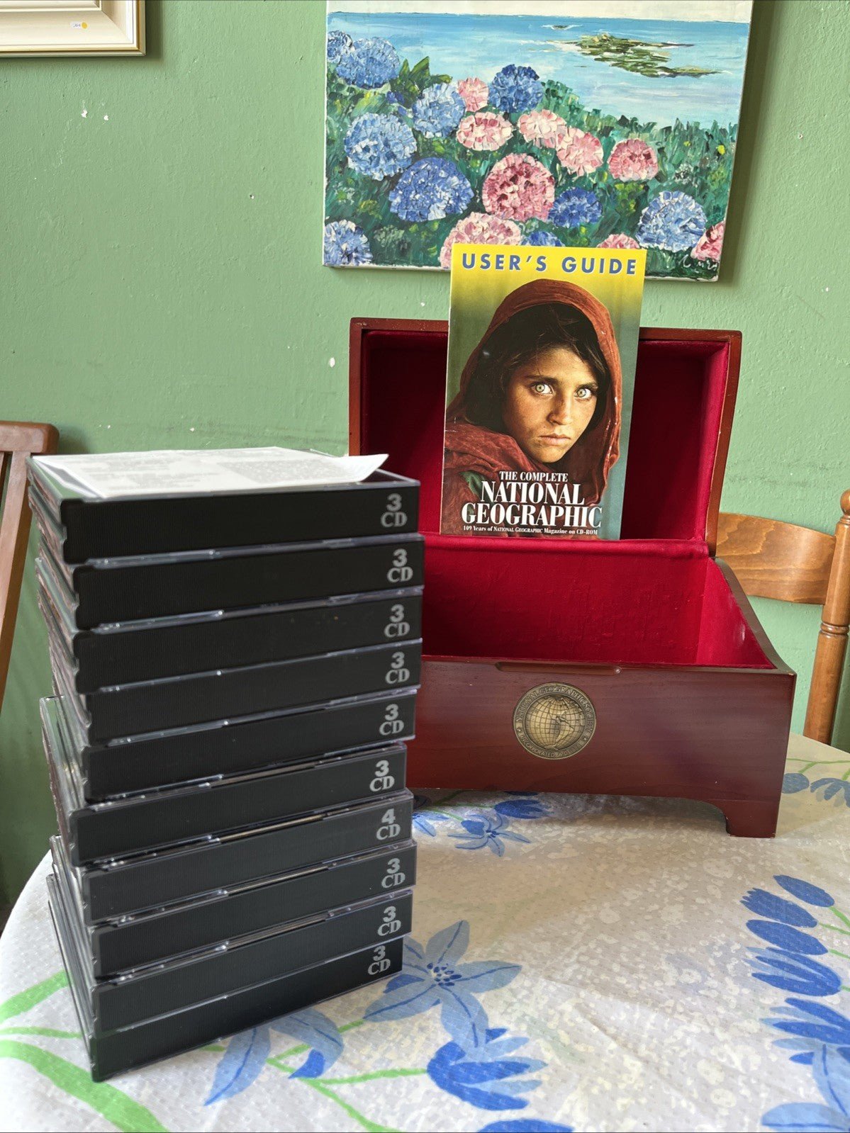 Lot De 7 CD « The National Géographic Magazine » Dans Sa Boîte