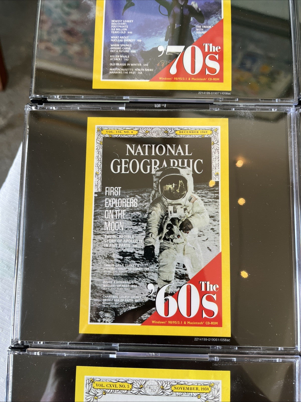 Lot De 7 CD « The National Géographic Magazine » Dans Sa Boîte