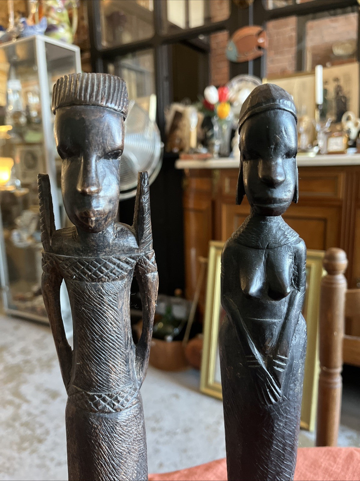Deux Sculptures Africaines