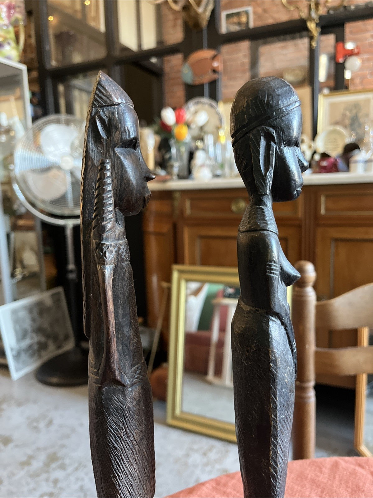 Deux Sculptures Africaines