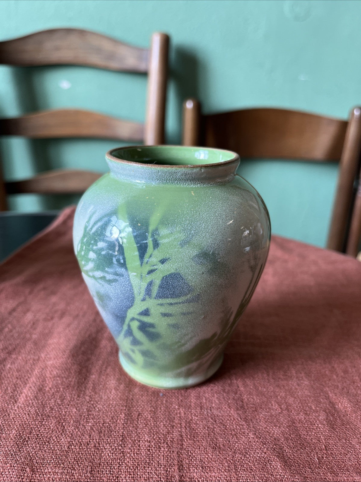 Vase En Céramique Vert Signe Orsini Corsica