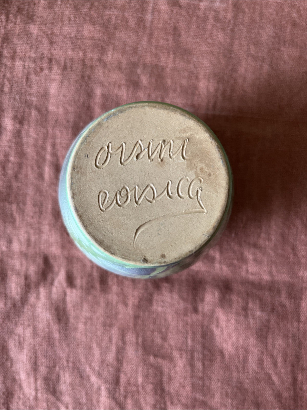 Vase En Céramique Vert Signe Orsini Corsica