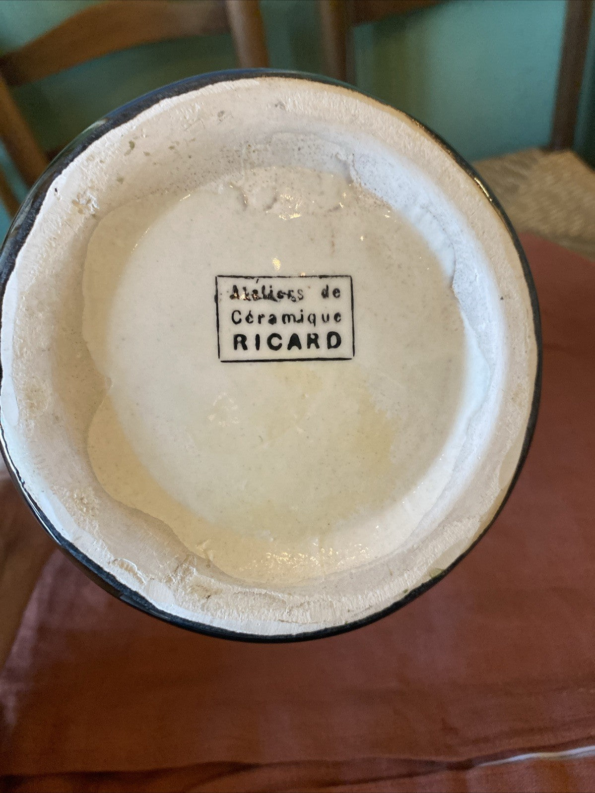 Vase Aux Trois Poissons En Céramique Ateliers Ricard