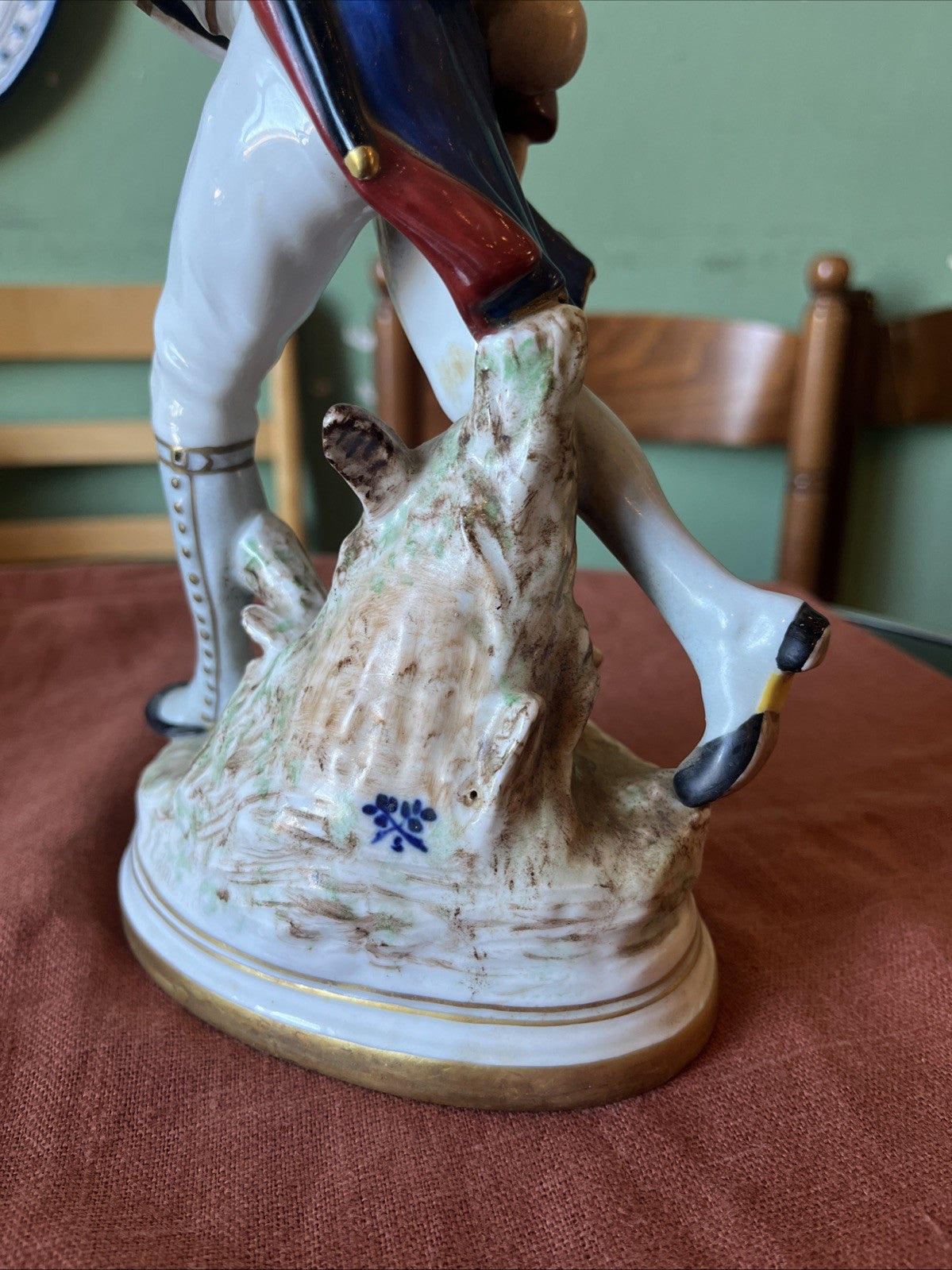 Figurine En Porcelaine Soldat Napoléonien Samson