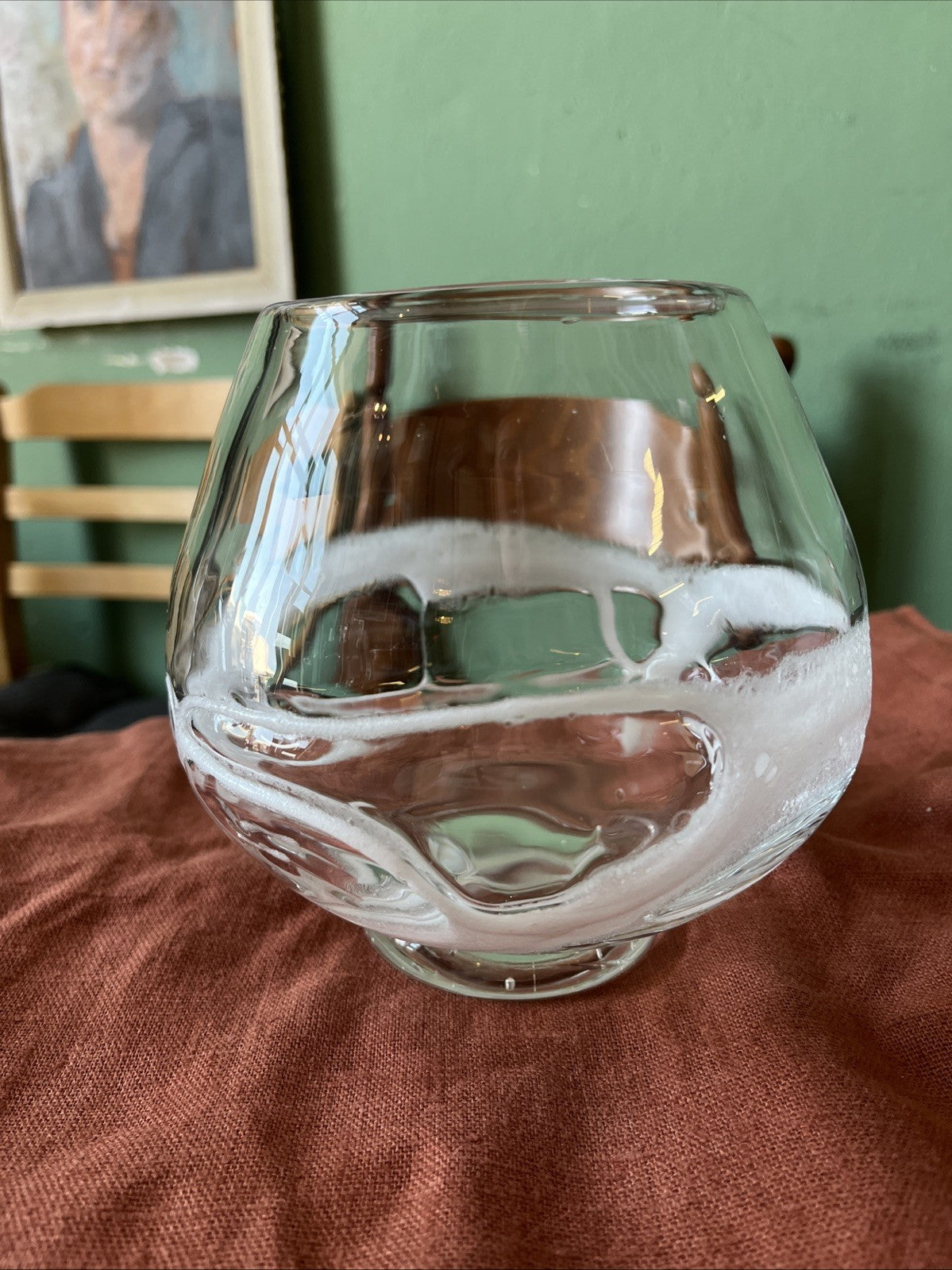 Vase Rond En Verre