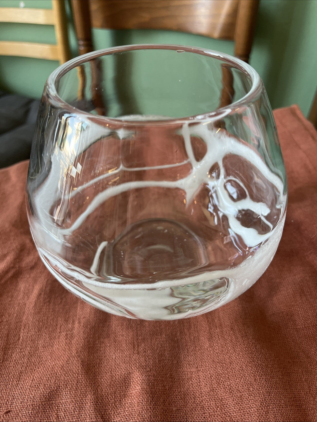 Vase Rond En Verre