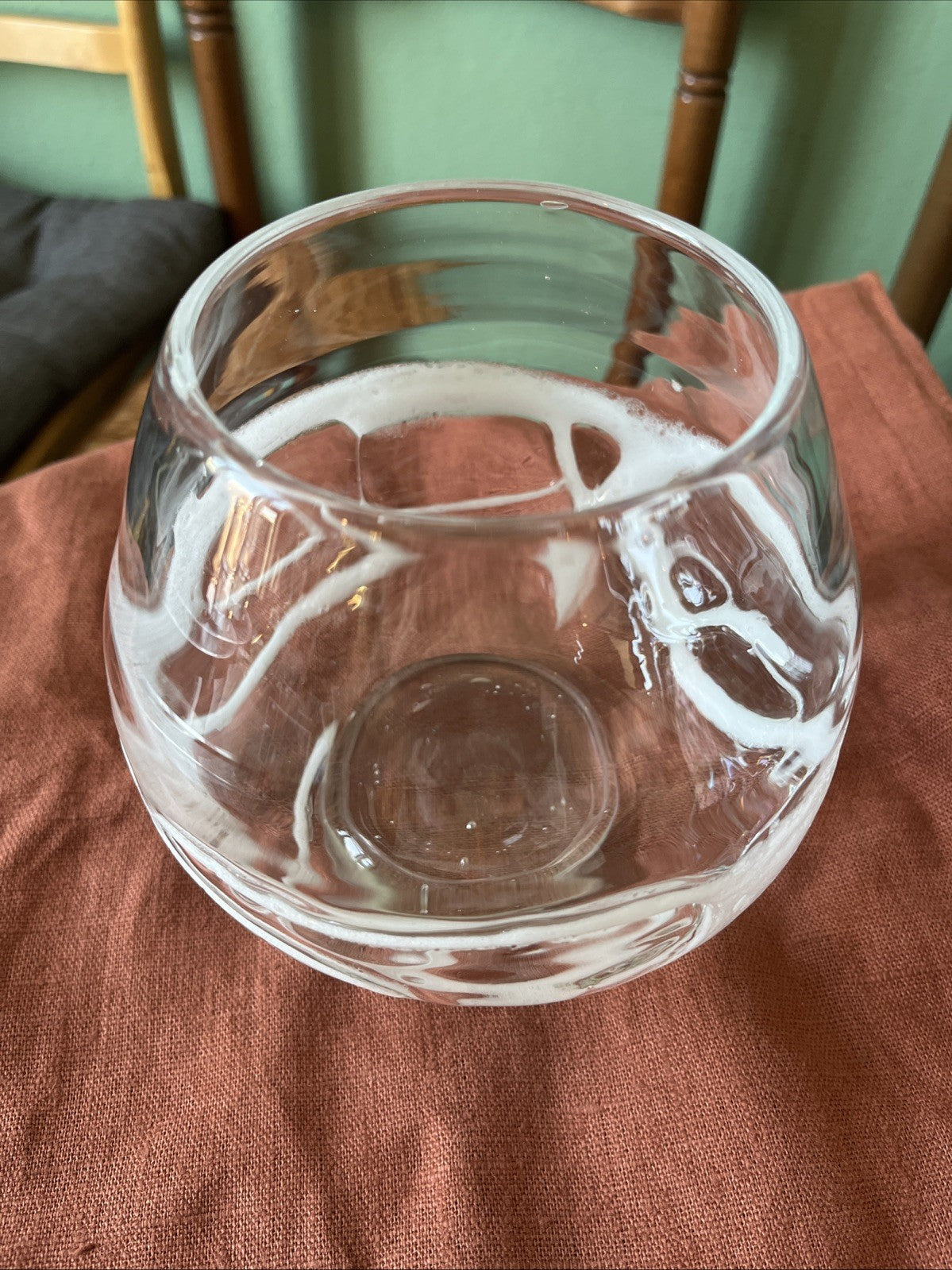 Vase Rond En Verre