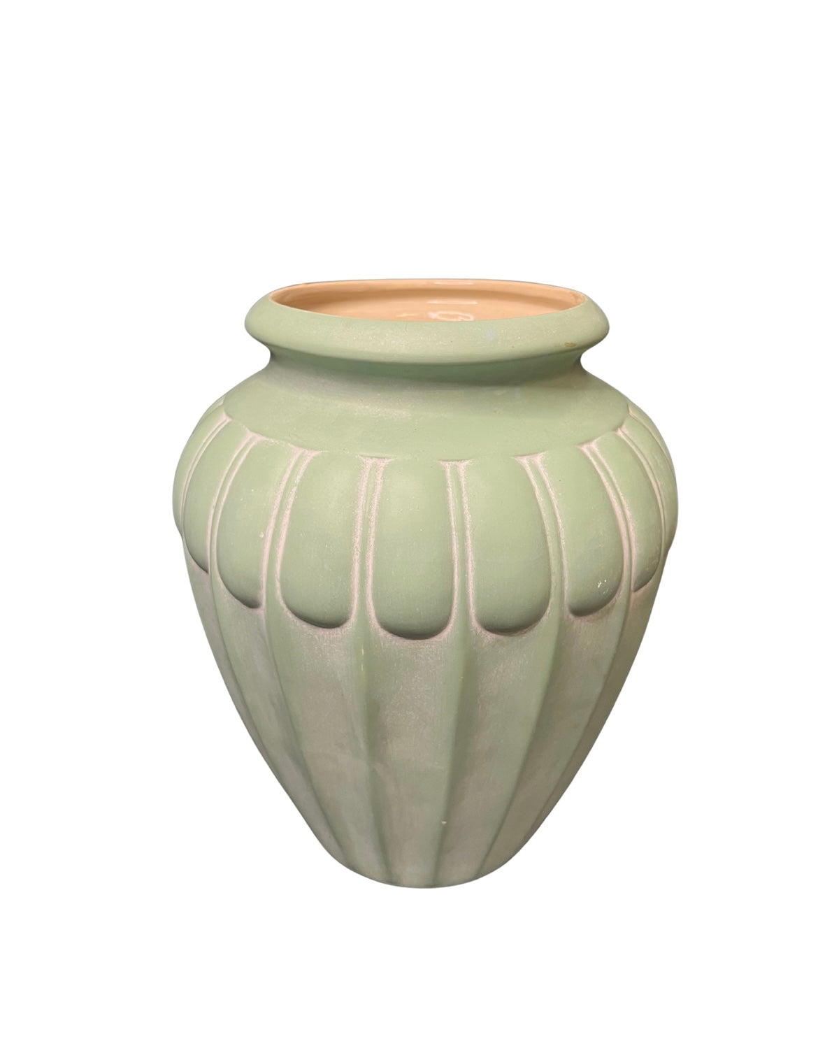 Vase en céramique vert
