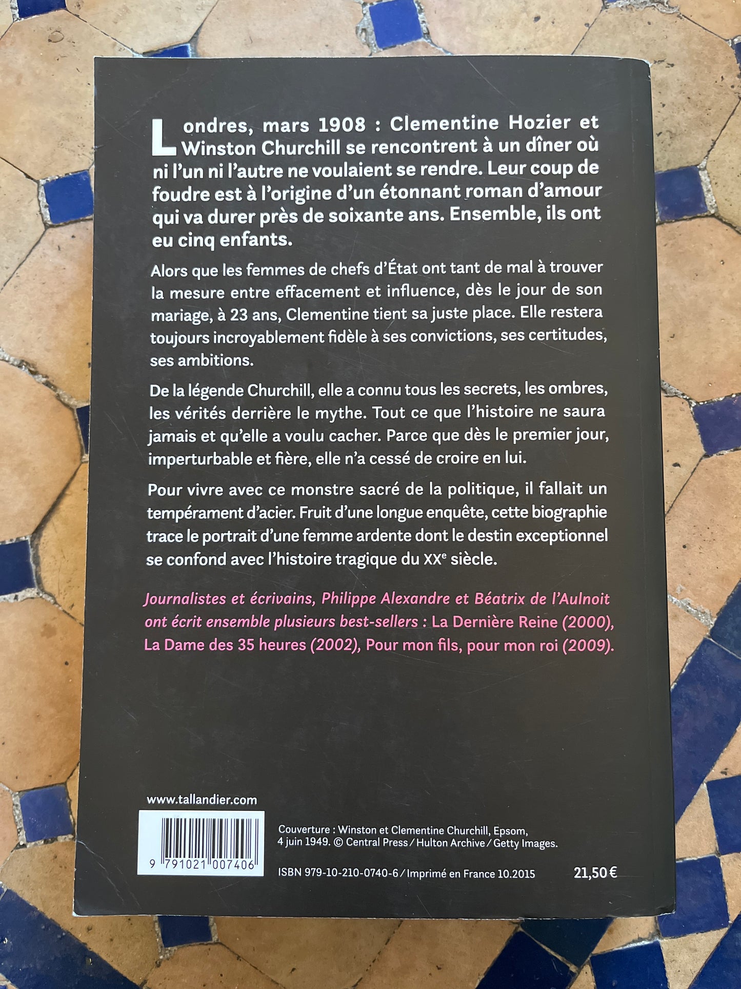 Livre Clementine Churchill la femme du lion - Philippe Alexandre Béatrix De L’Aulnoit