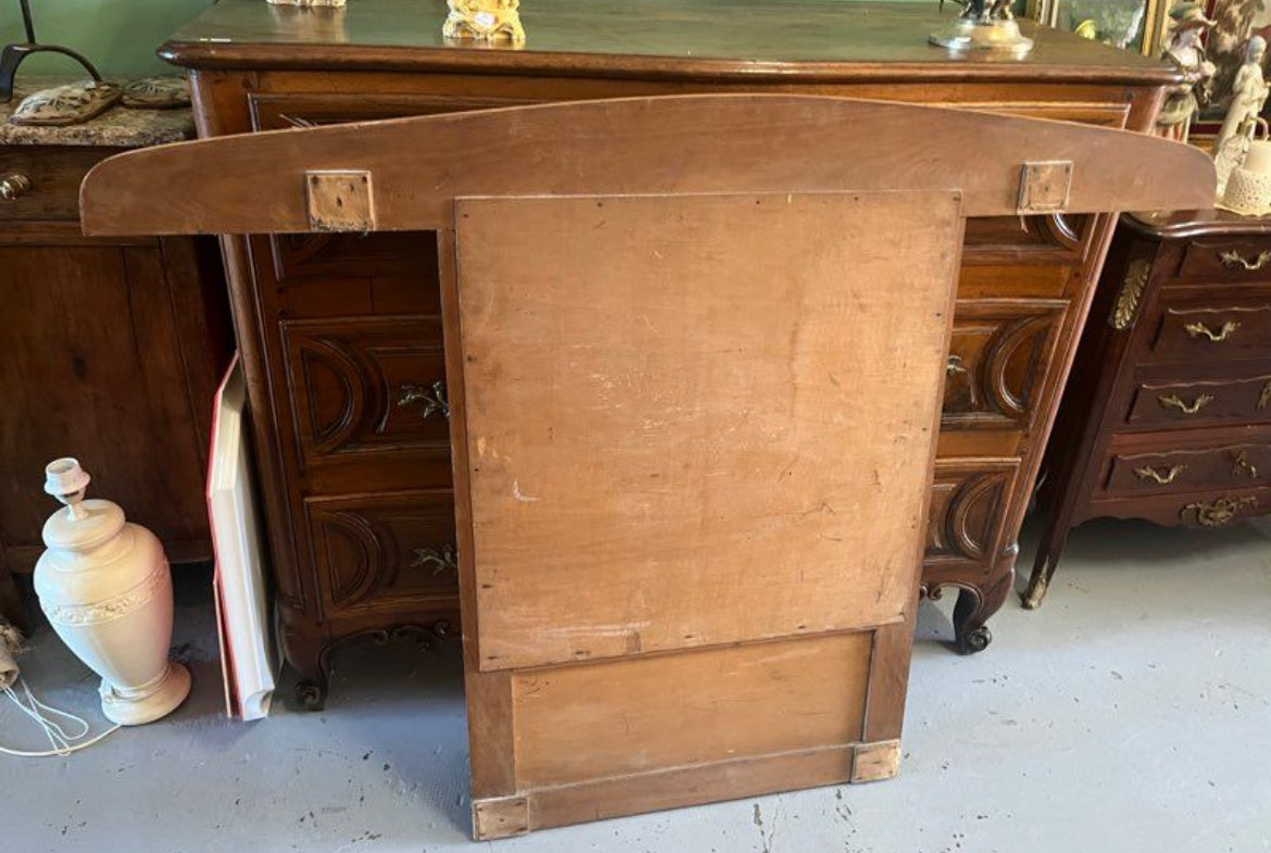 Miroir biseauté en bois art deco
