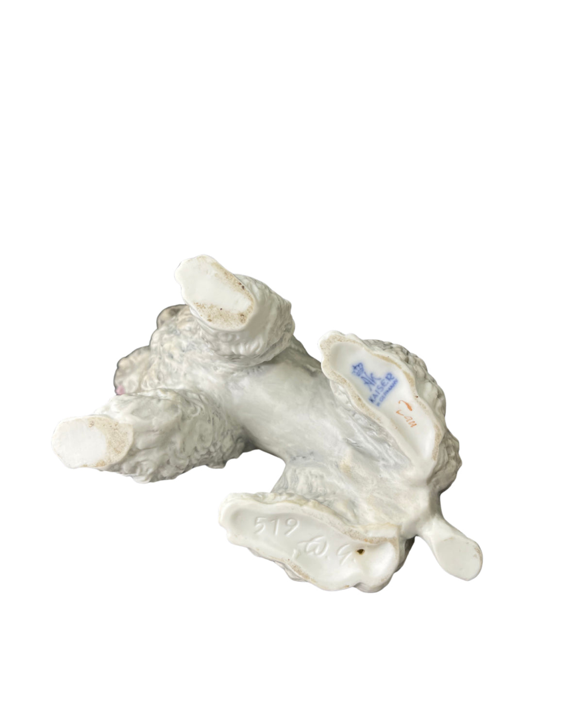 Chien - caniche en porcelaine KAISER