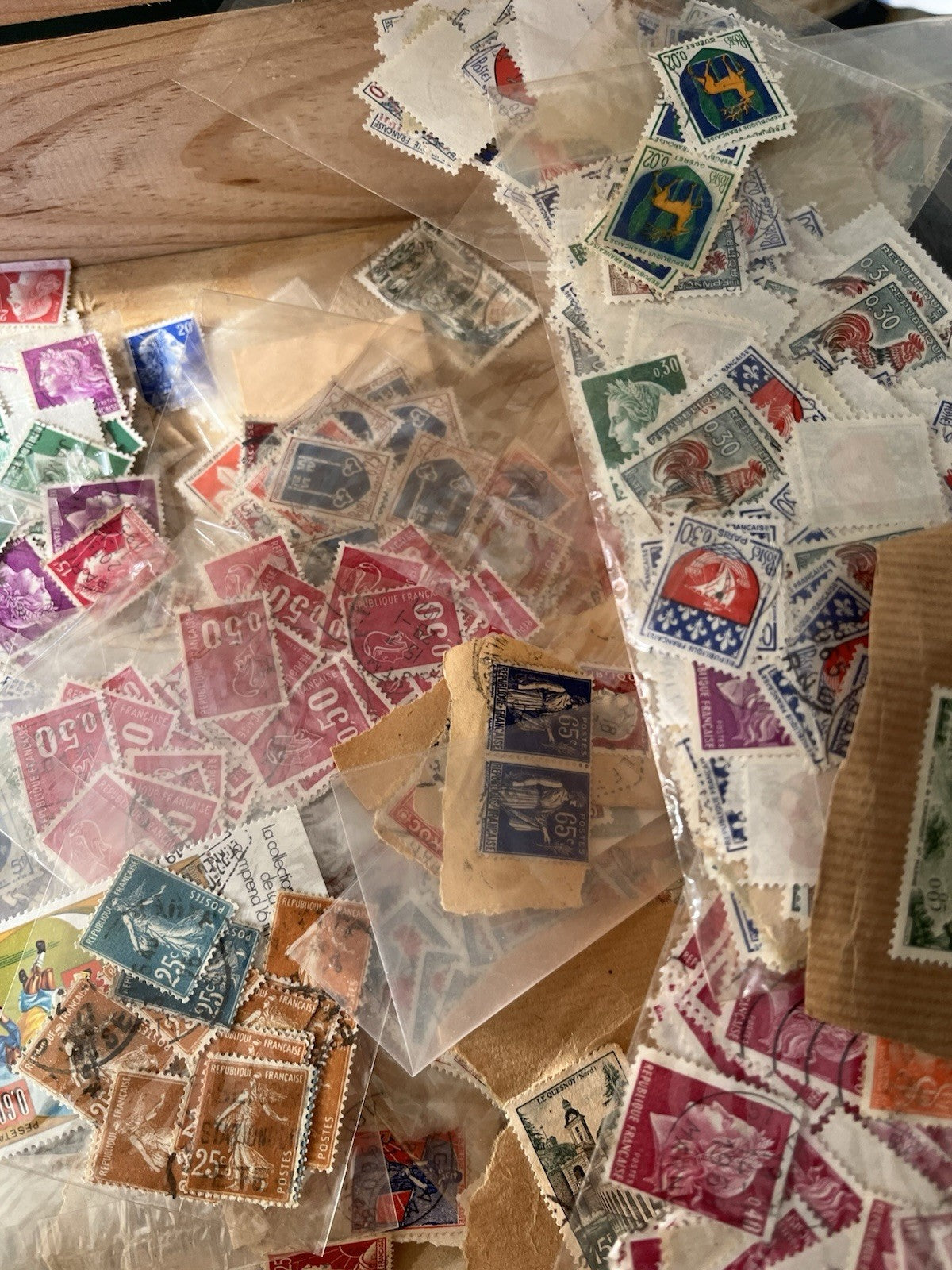 Lot De Timbres Anciens