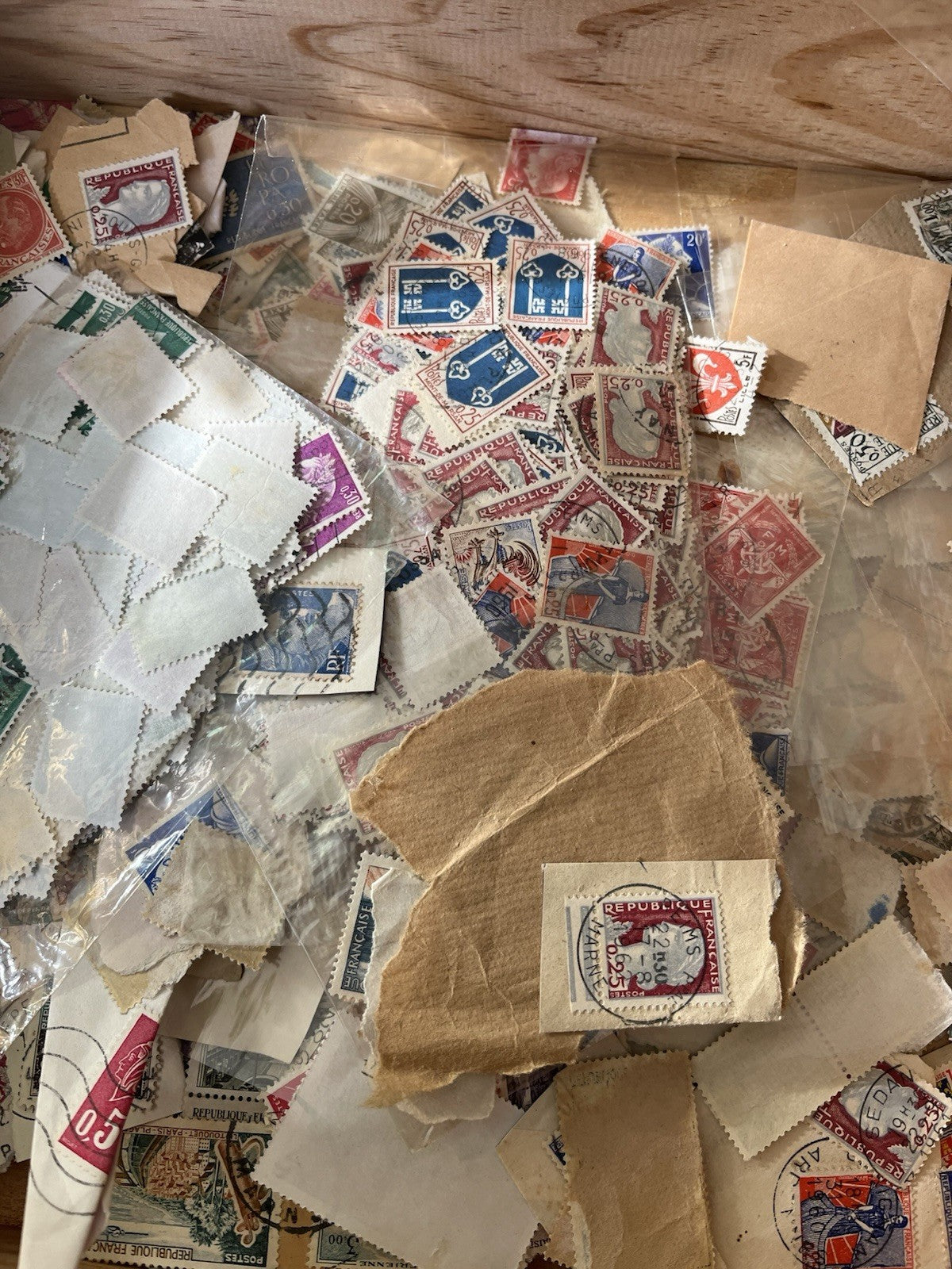 Lot De Timbres Anciens