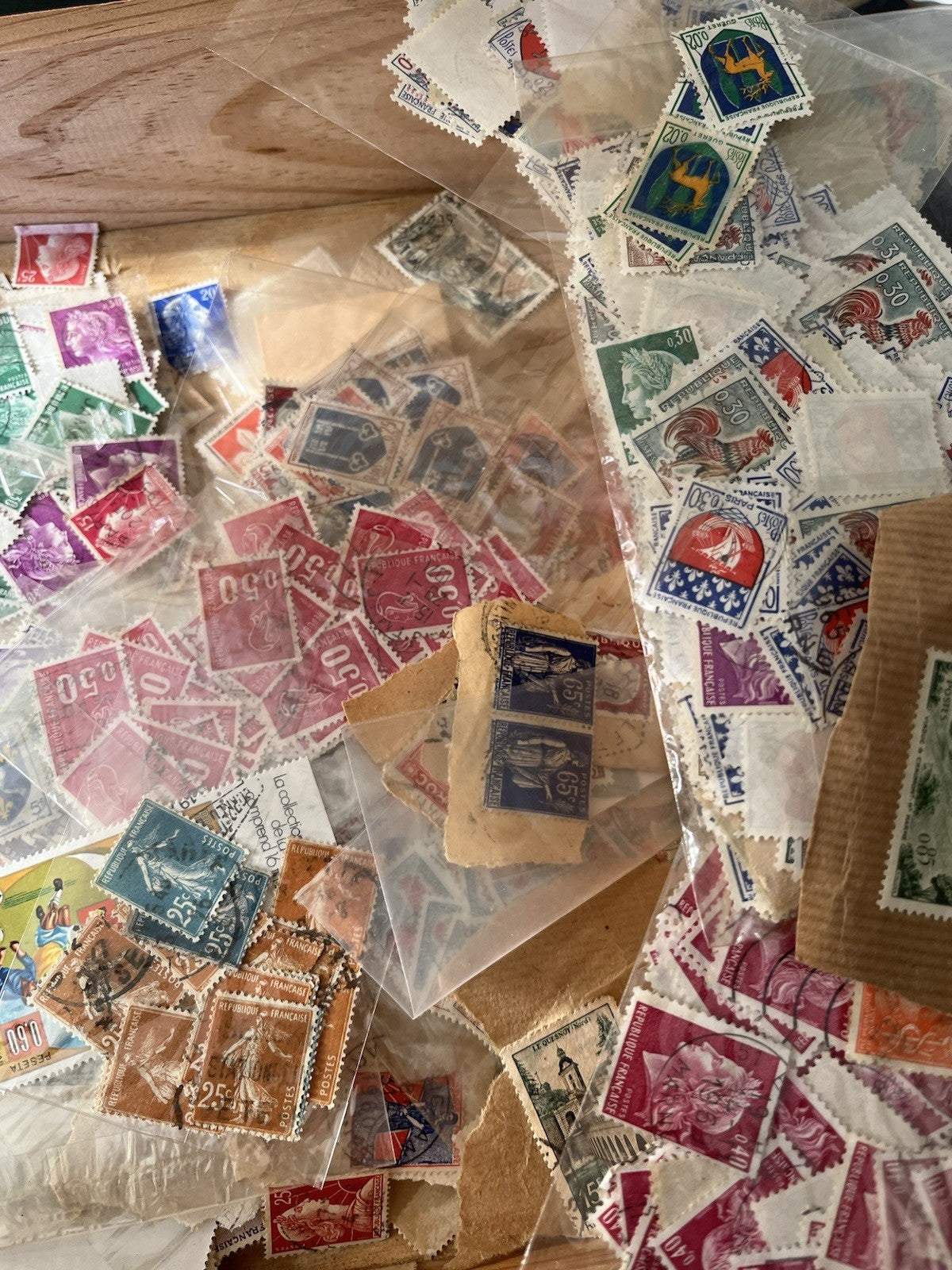 Lot De Timbres Anciens
