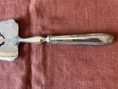 Pelle à tarte ancienne Orfèvrerie Le Mondial métal argenté en écrin