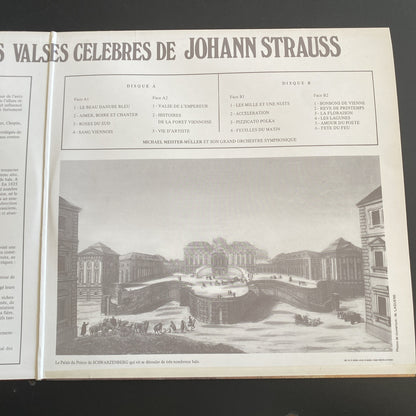 Vinyle 33T Johann Strauss valses célèbres Tout Vienne danse