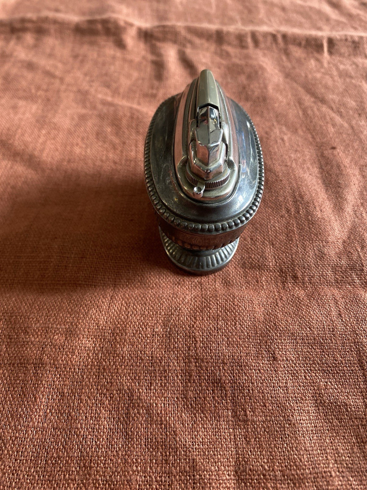 Briquet de table ancien Ronson – métal argenté